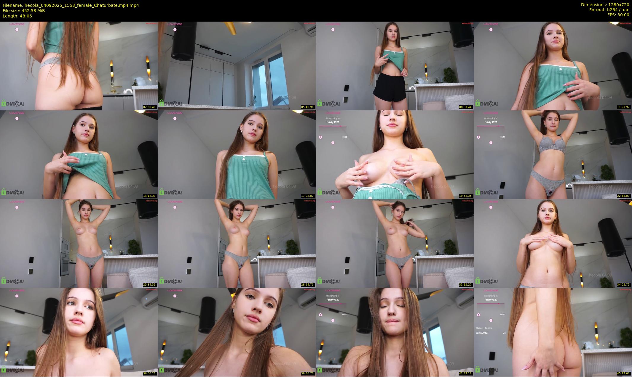 hecola — 49 minute Chaturbate female cam show recording, 720p, Sep 4, 2025