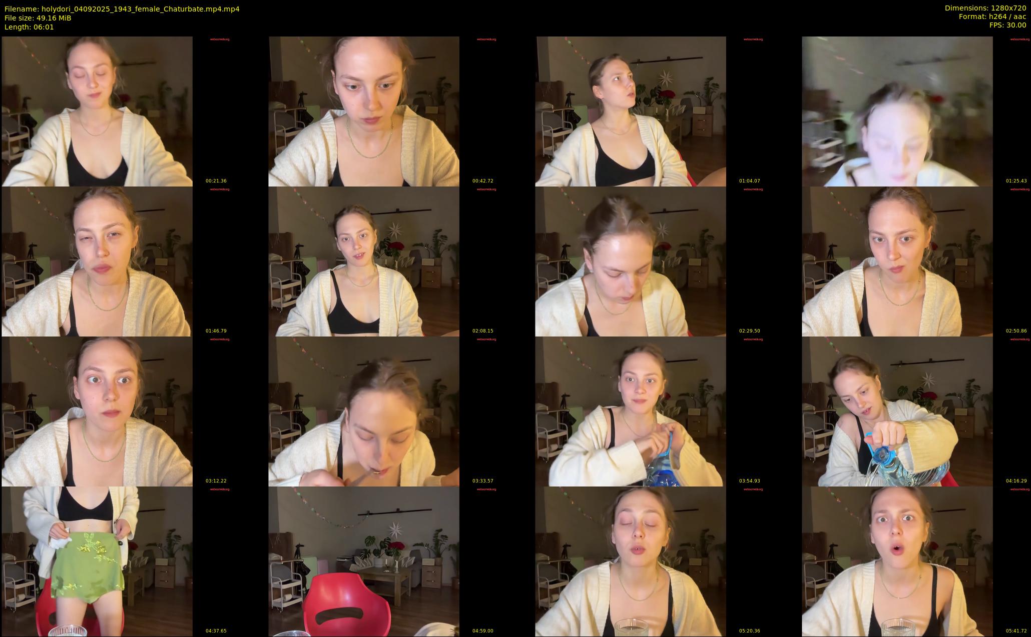 holydori — 7 minute Chaturbate female cam show recording, 720p, Sep 4, 2025
