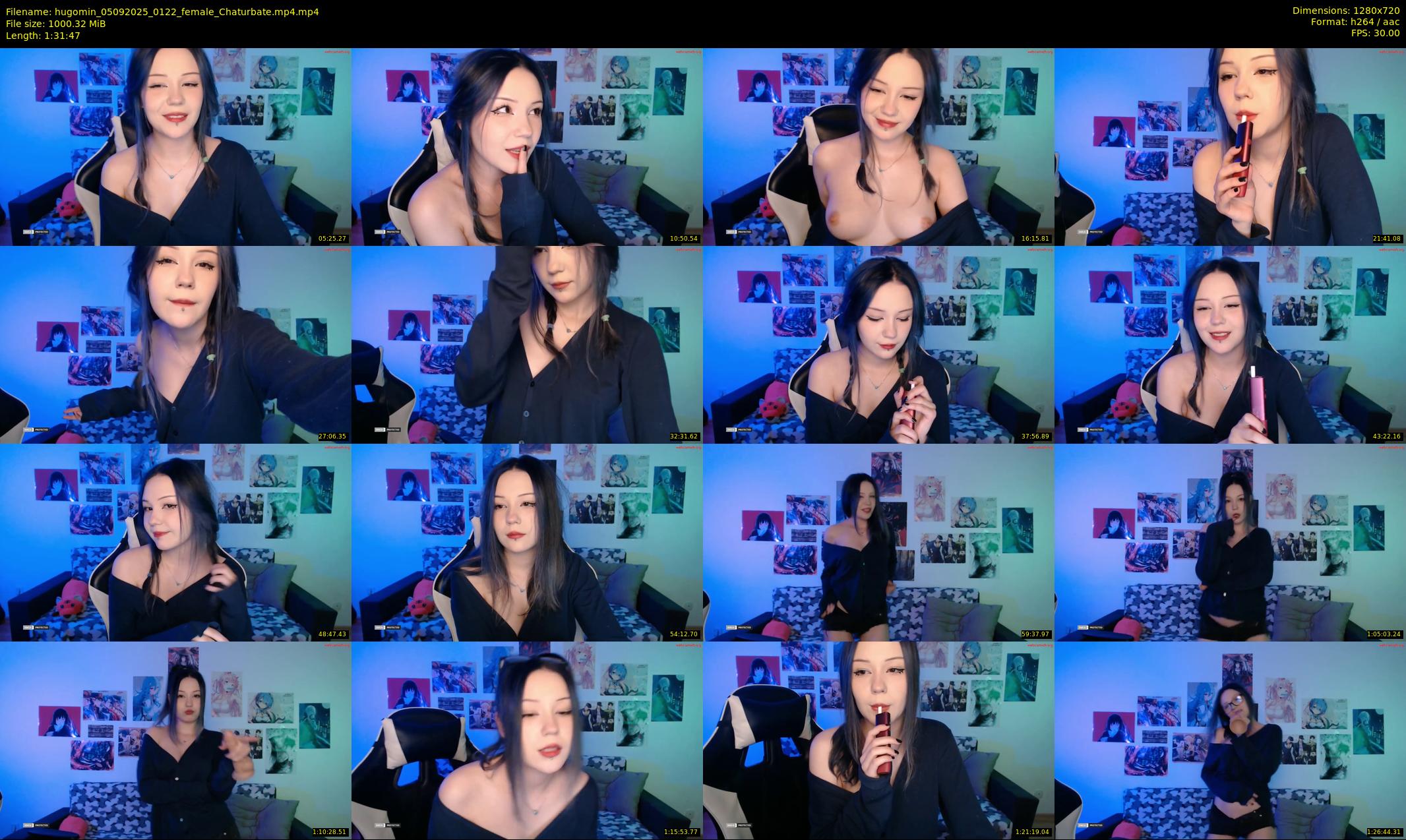 hugomin — 92 minute Chaturbate female cam show recording, 720p, Sep 5, 2025