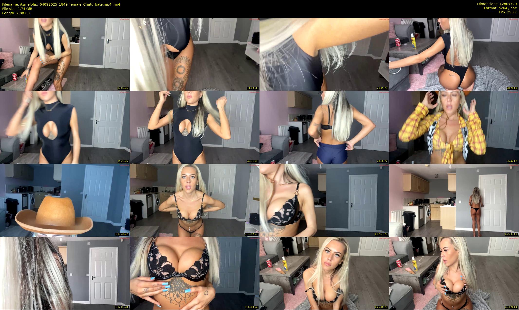 itsmelolax — 120 minute Chaturbate female cam show recording, 720p, Sep 4, 2025