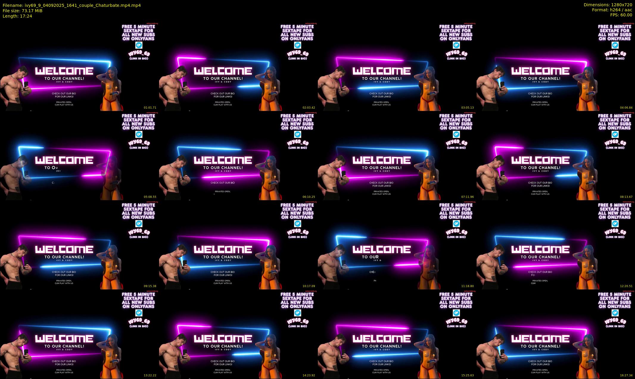 ivy69_9 — 18 minute Chaturbate couple cam show recording, 720p, Sep 4, 2025