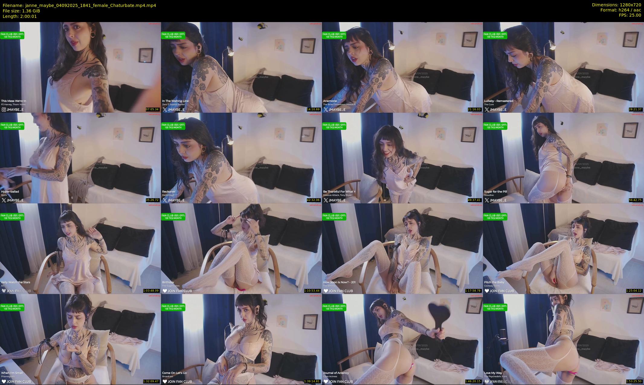 janne_maybe — 121 minute Chaturbate female cam show recording, 720p, Sep 4, 2025