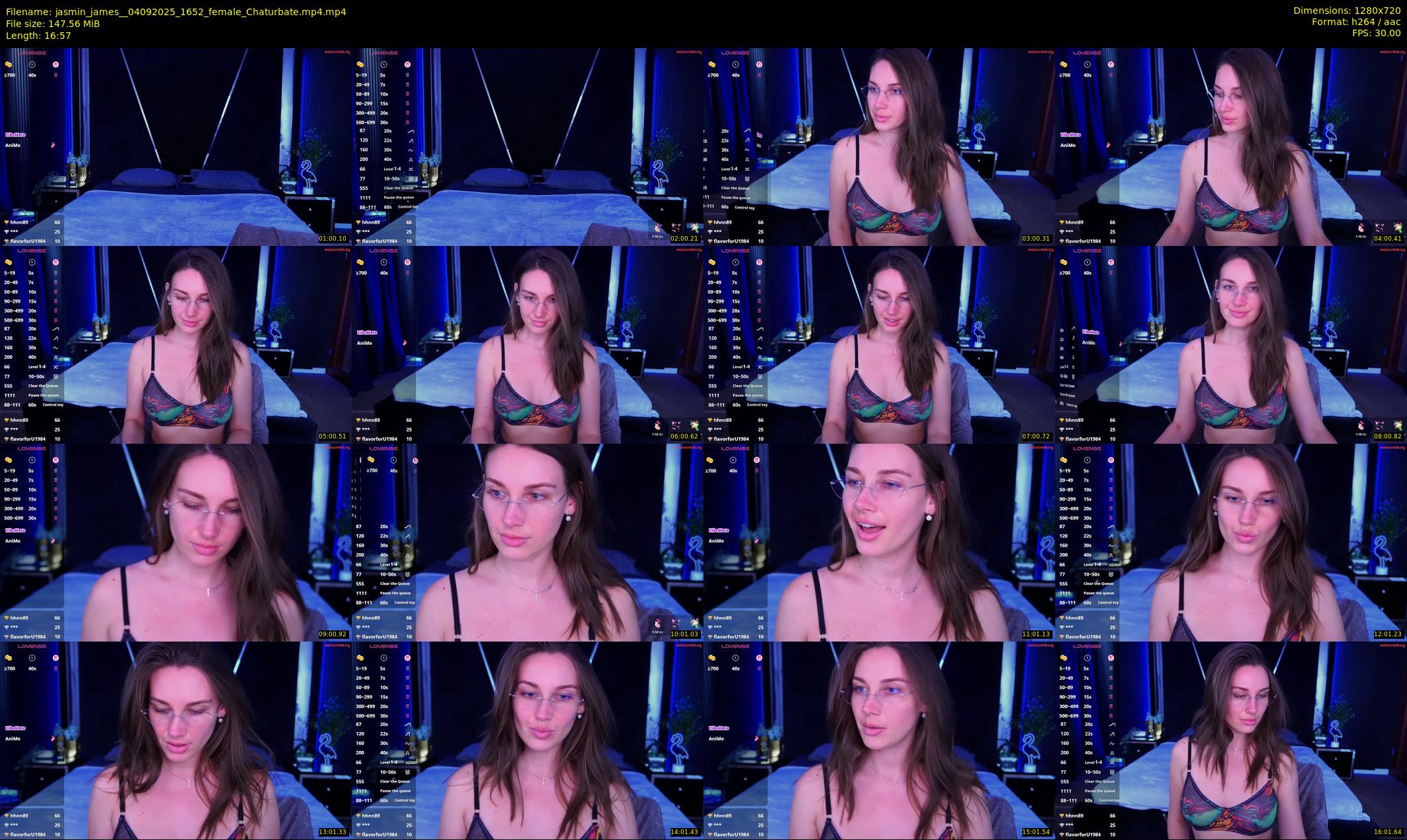 jasmin_james_ — 17 minute Chaturbate female cam show recording, 720p, Sep 4, 2025