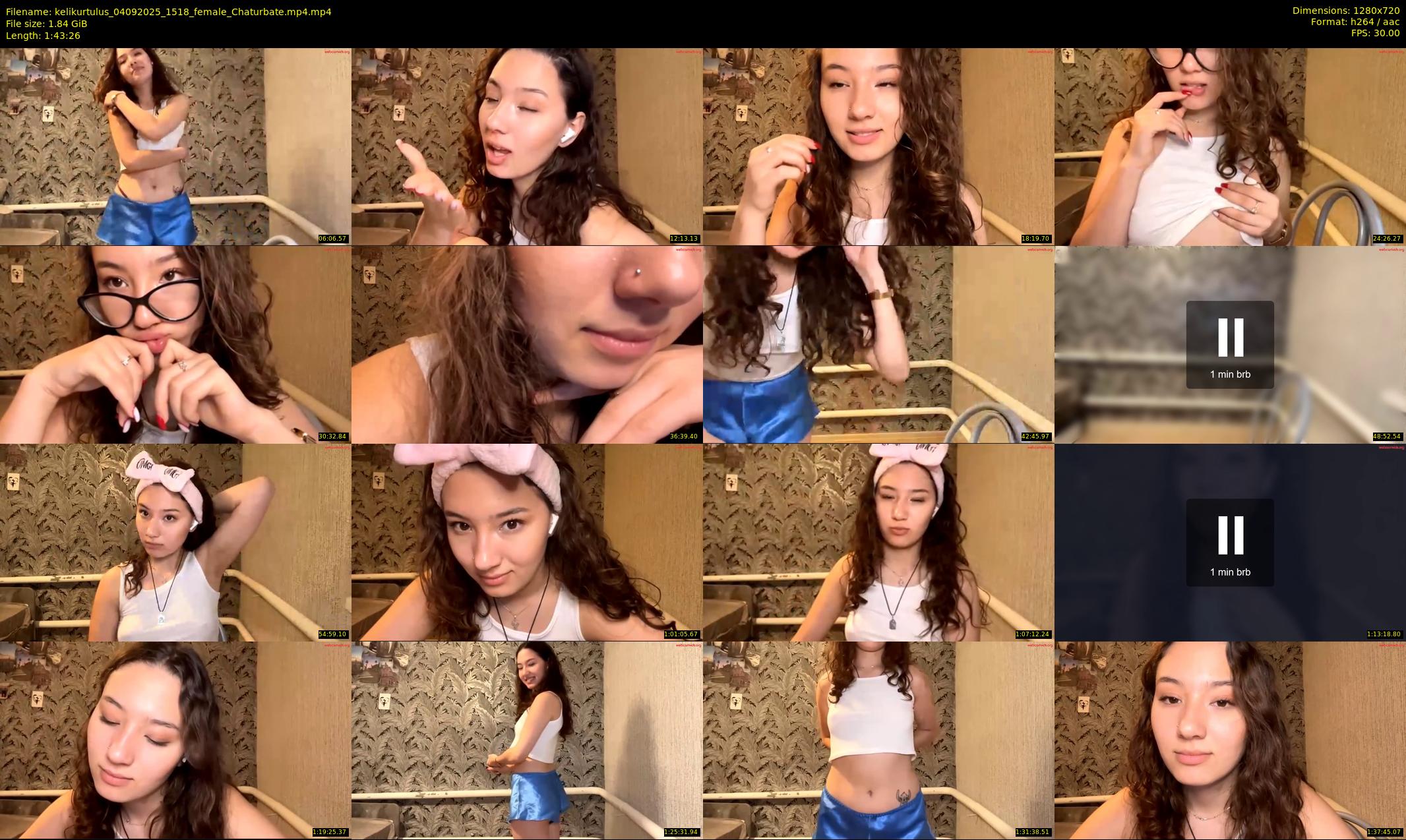 kelikurtulus — 104 minute Chaturbate female cam show recording, 720p, Sep 4, 2025