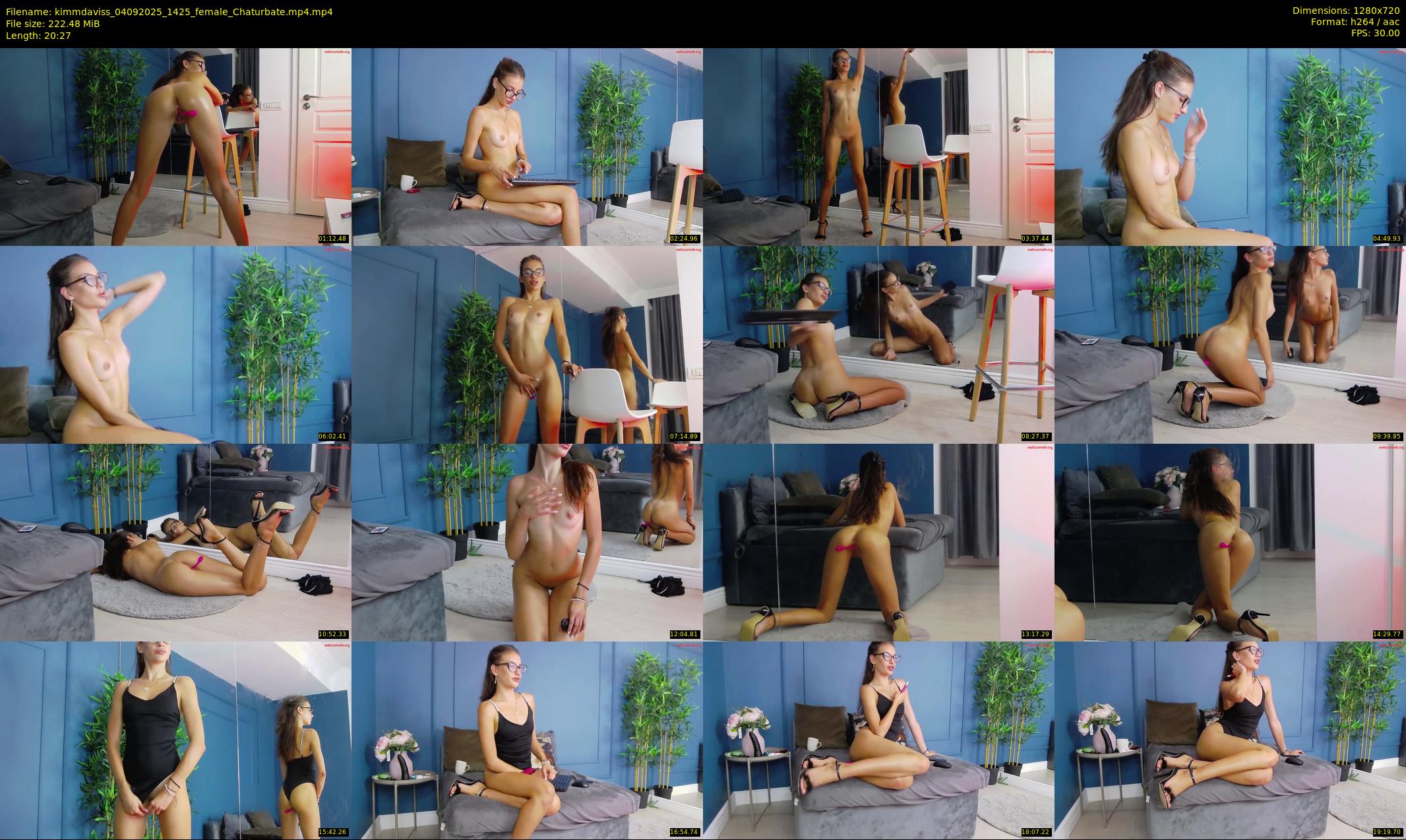 kimmdaviss — 21 minute Chaturbate female cam show recording, 720p, Sep 4, 2025