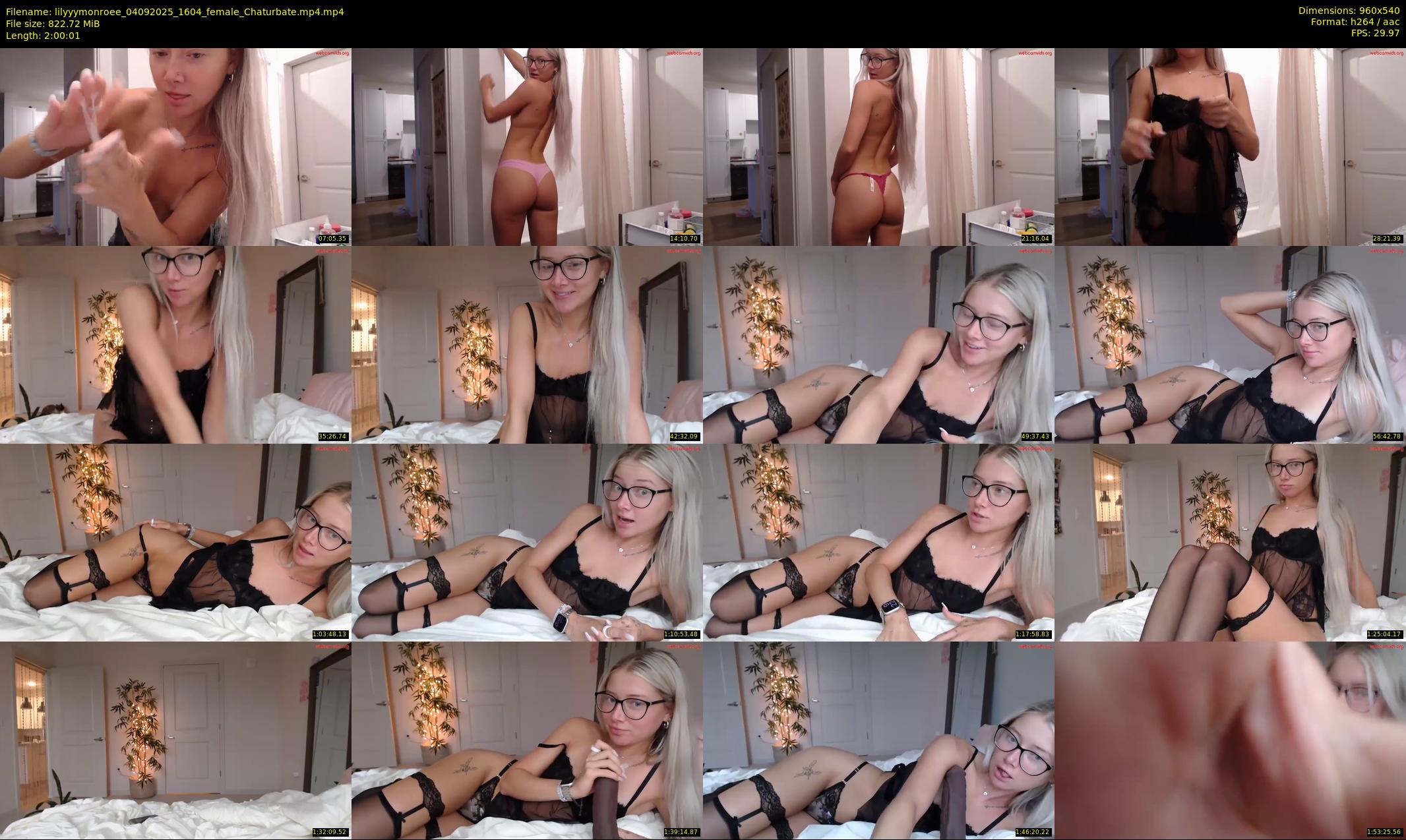 lilyyymonroee — 121 minute Chaturbate female cam show recording, 480p, Sep 4, 2025