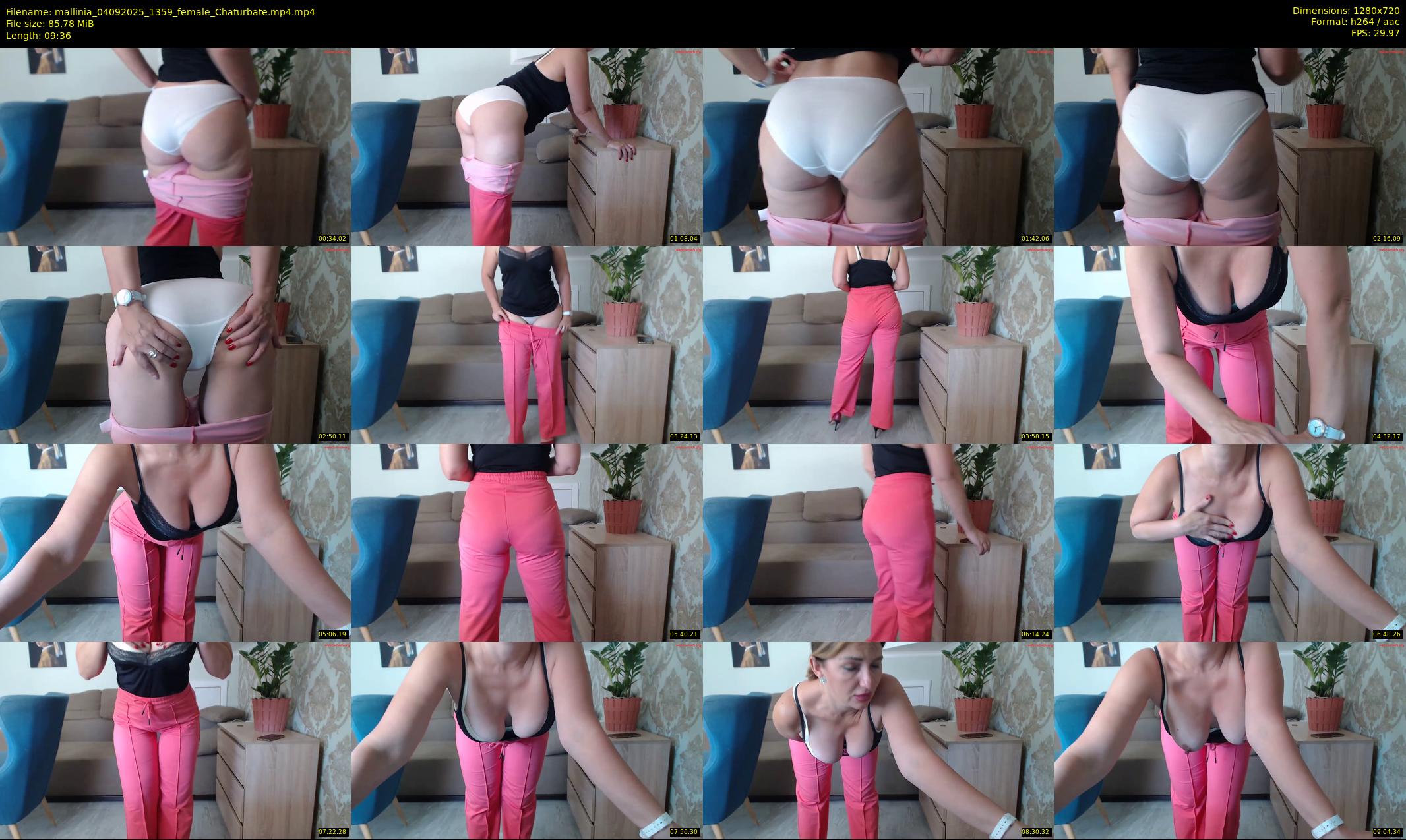 mallinia — 10 minute Chaturbate female cam show recording, 720p, Sep 4, 2025