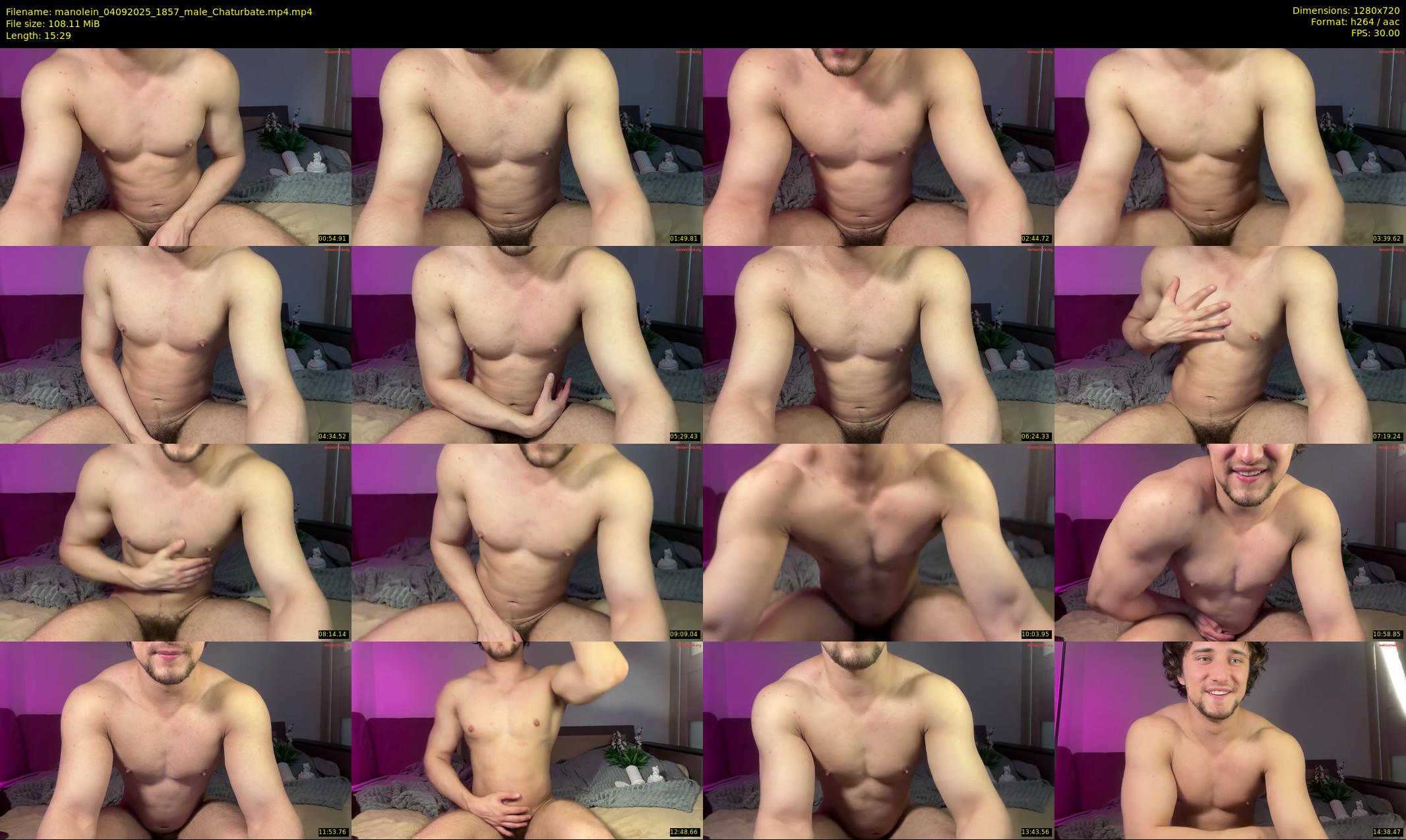 manolein — 16 minute Chaturbate male cam show recording, 720p, Sep 4, 2025