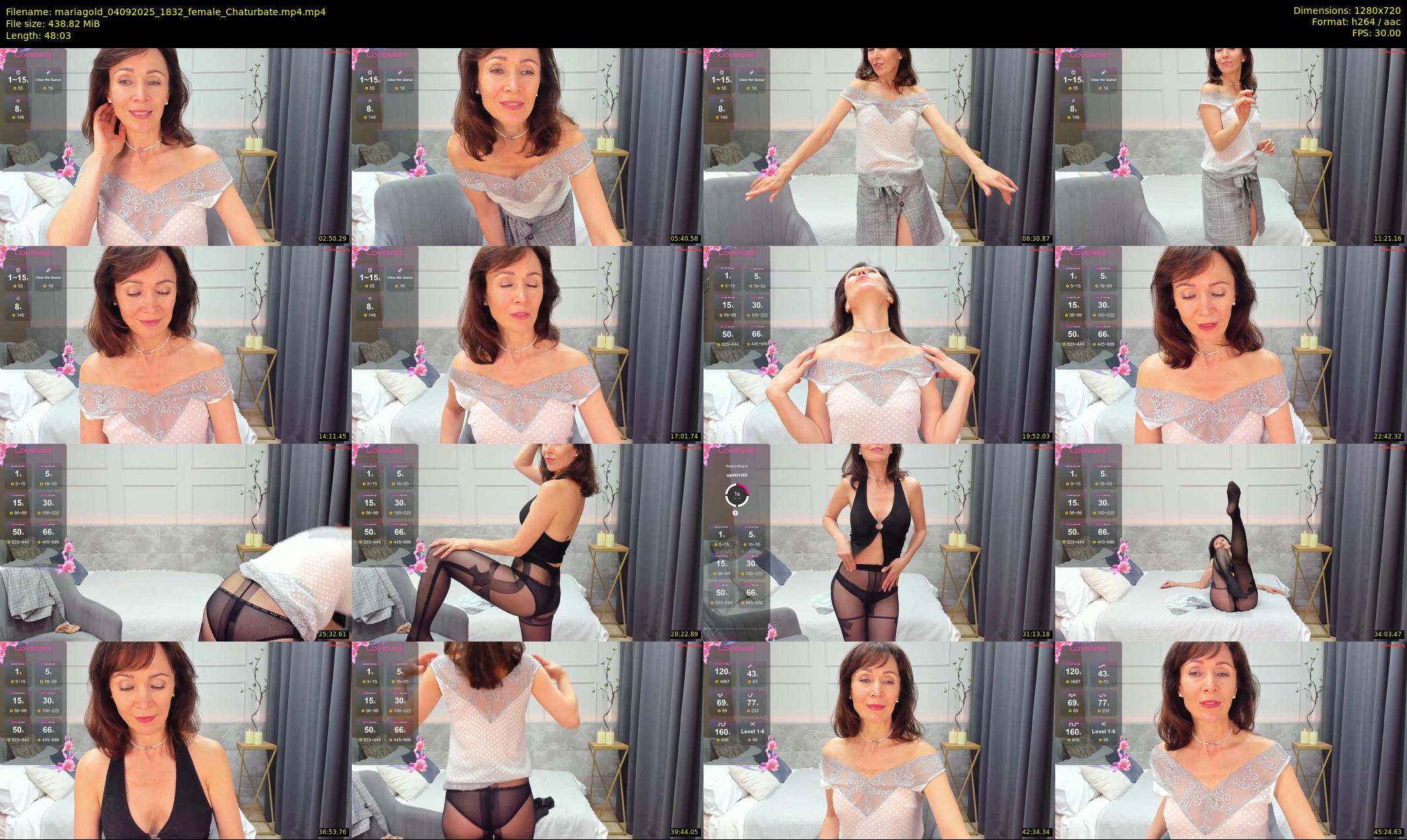 mariagold — 49 minute Chaturbate female cam show recording, 720p, Sep 4, 2025