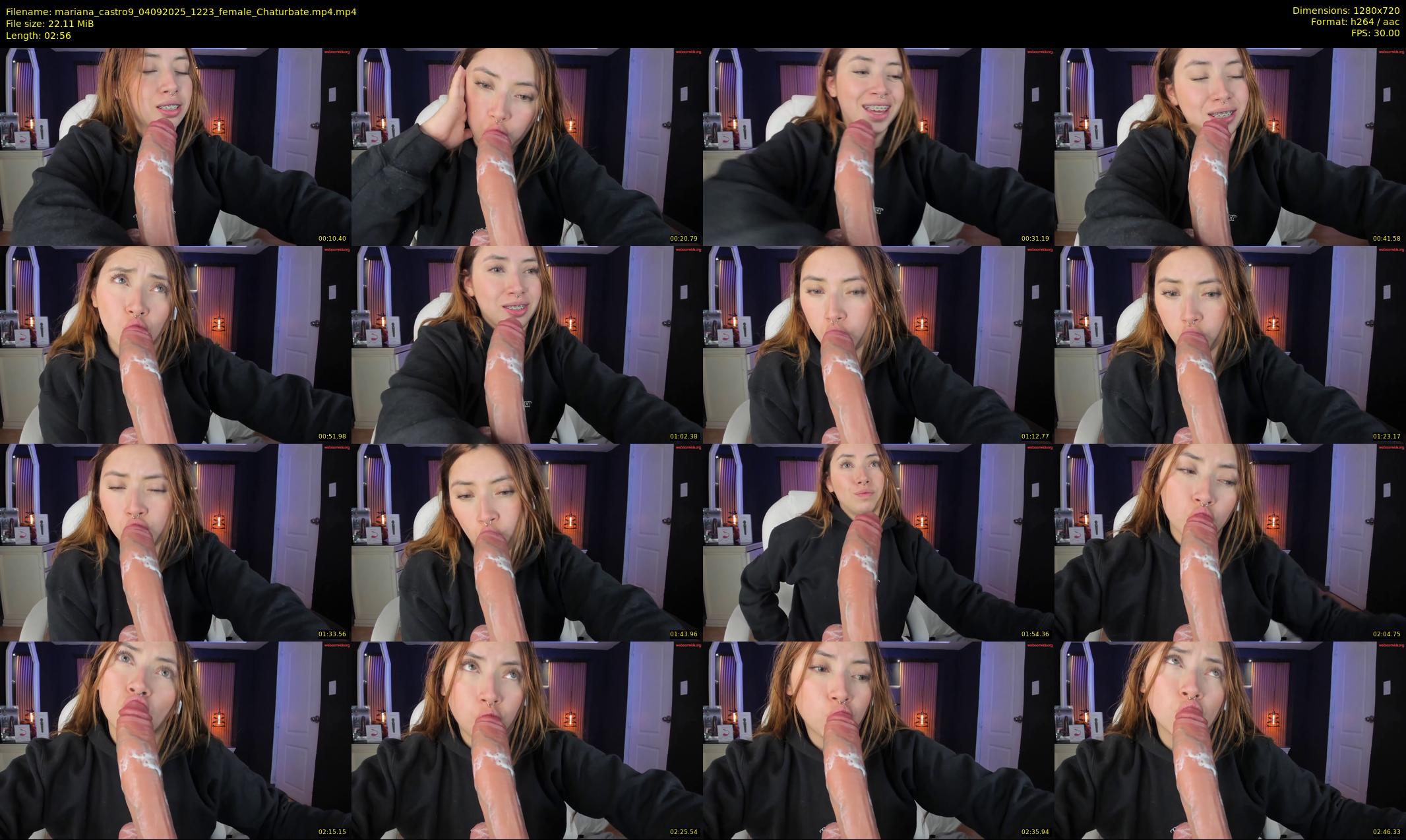 mariana_castro9 — 3 minute Chaturbate female cam show recording, 720p, Sep 4, 2025
