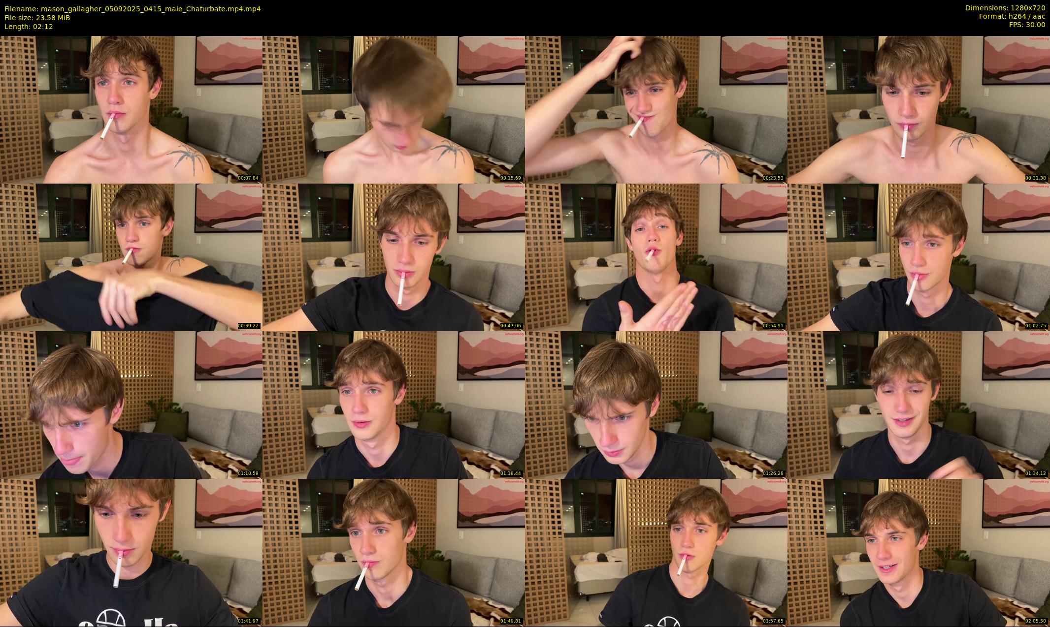 mason_gallagher — 3 minute Chaturbate male cam show recording, 720p, Sep 5, 2025