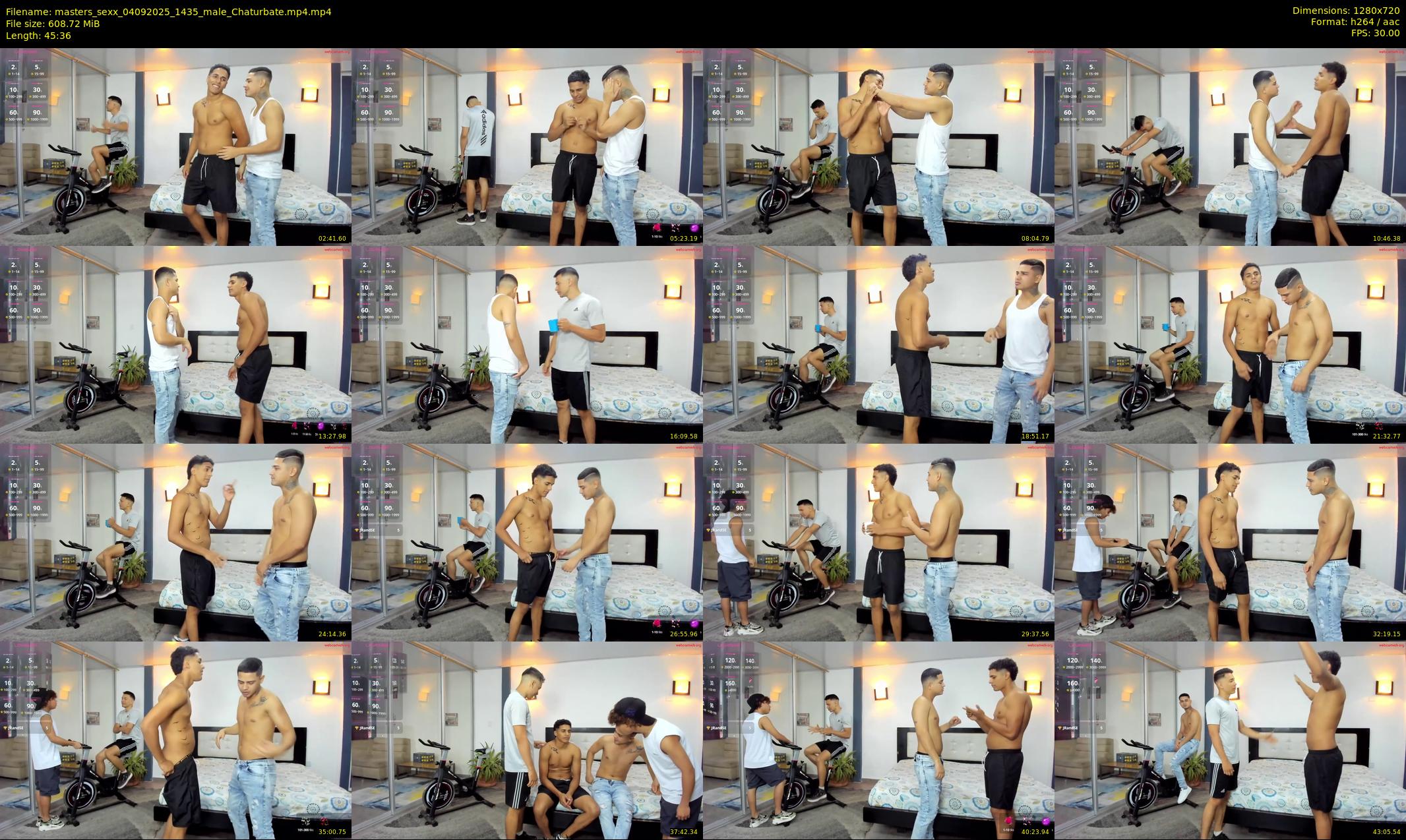 masters_sexx — 46 minute Chaturbate male cam show recording, 720p, Sep 4, 2025