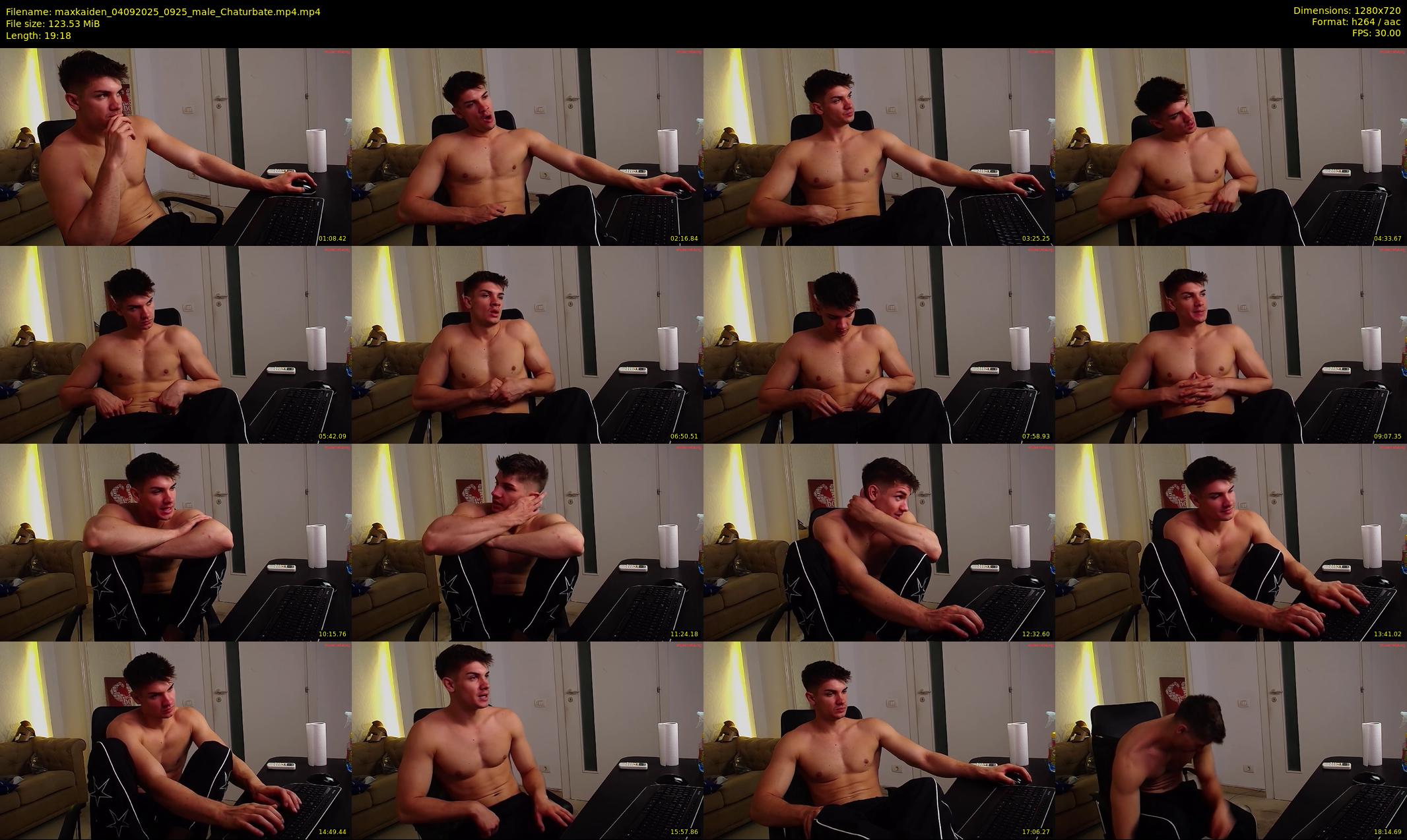 maxkaiden — 20 minute Chaturbate male cam show recording, 720p, Sep 4, 2025