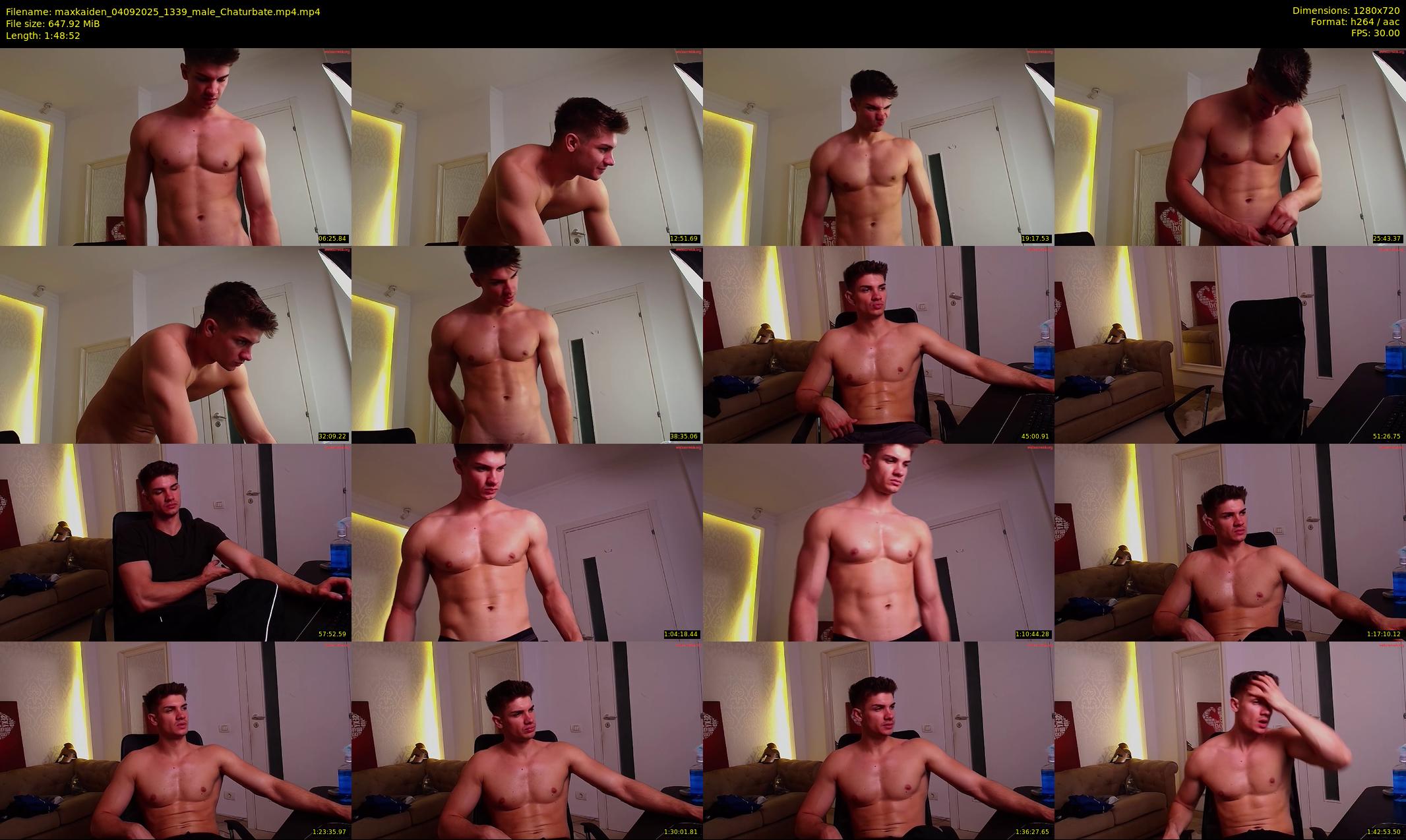 maxkaiden — 109 minute Chaturbate male cam show recording, 720p, Sep 4, 2025