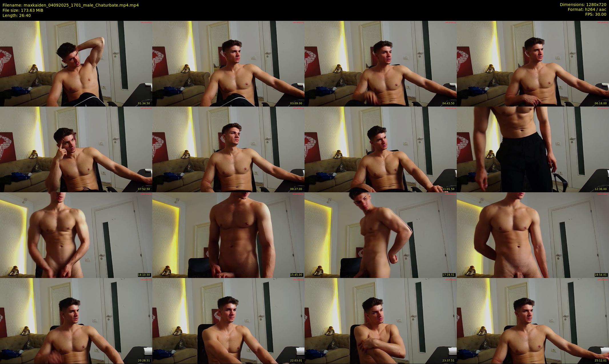 maxkaiden — 27 minute Chaturbate male cam show recording, 720p, Sep 4, 2025
