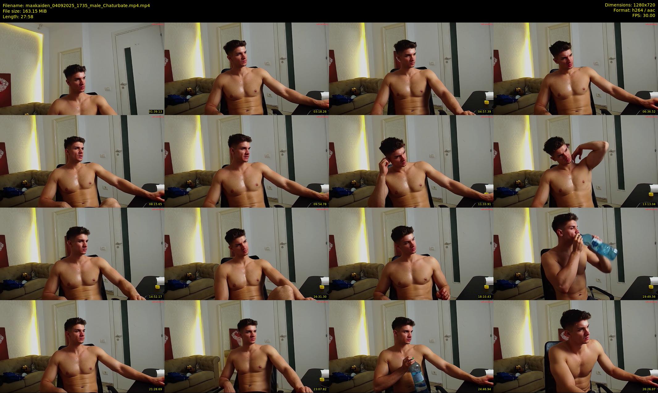 maxkaiden — 28 minute Chaturbate male cam show recording, 720p, Sep 4, 2025