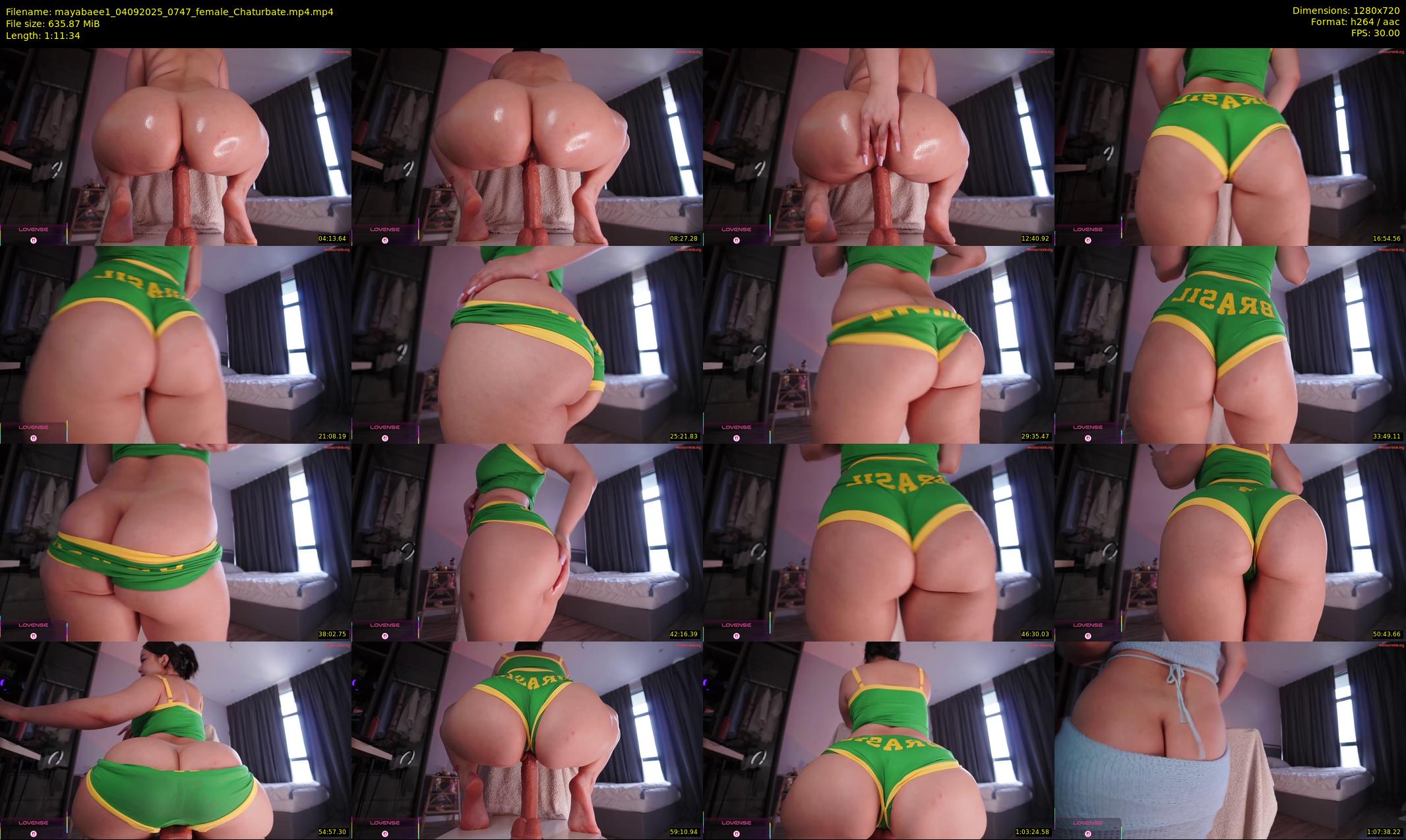 mayabaee1 — 72 minute Chaturbate female cam show recording, 720p, Sep 4, 2025