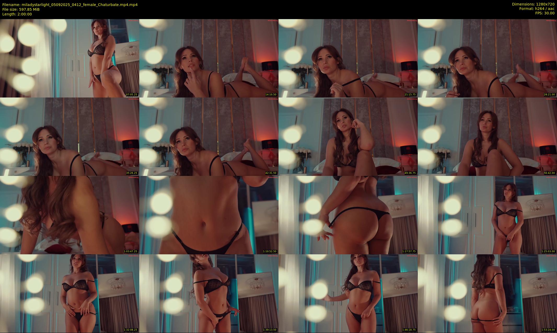 miladystarlight — 120 minute Chaturbate female cam show recording, 720p, Sep 5, 2025