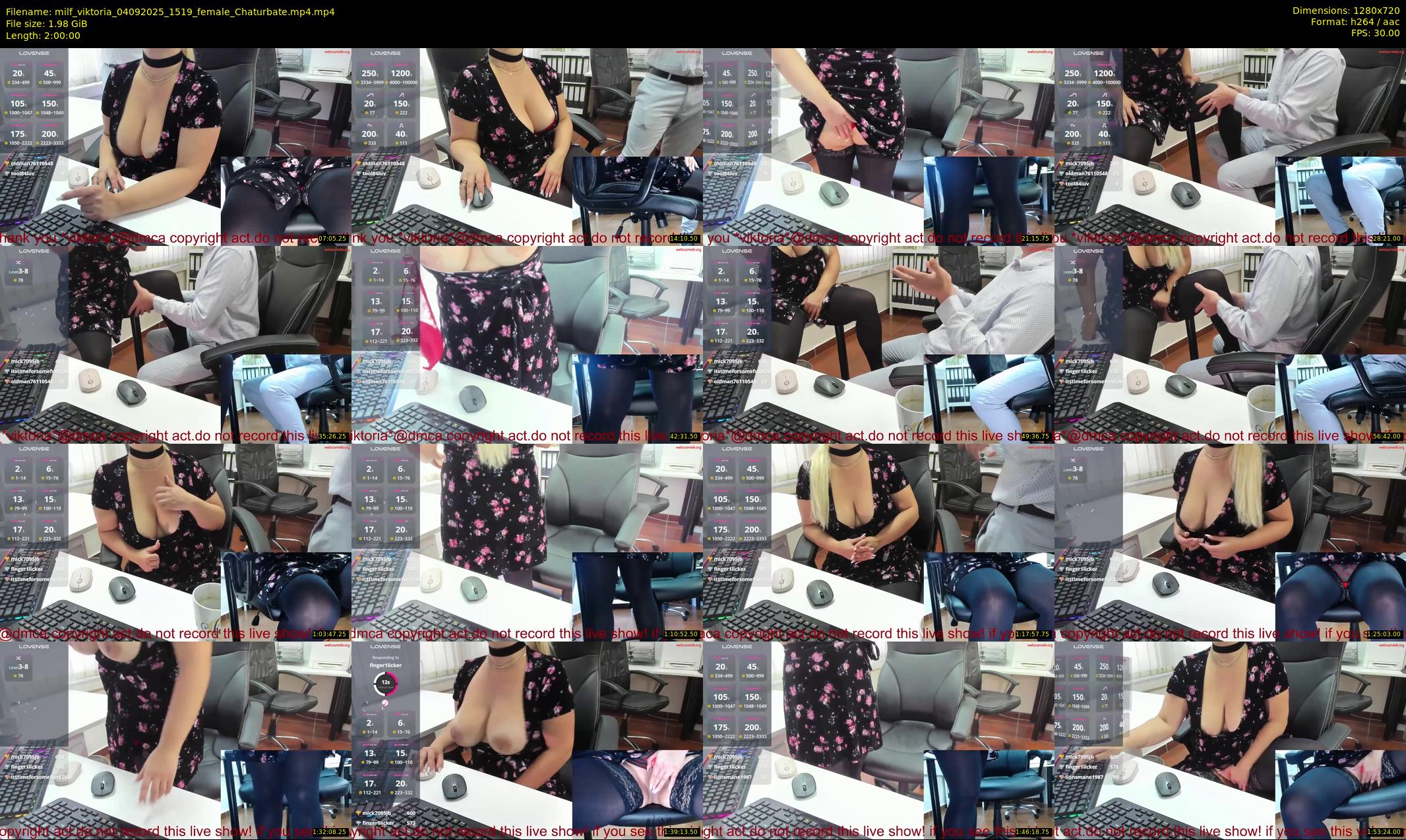 milf_viktoria — 120 minute Chaturbate female cam show recording, 720p, Sep 4, 2025