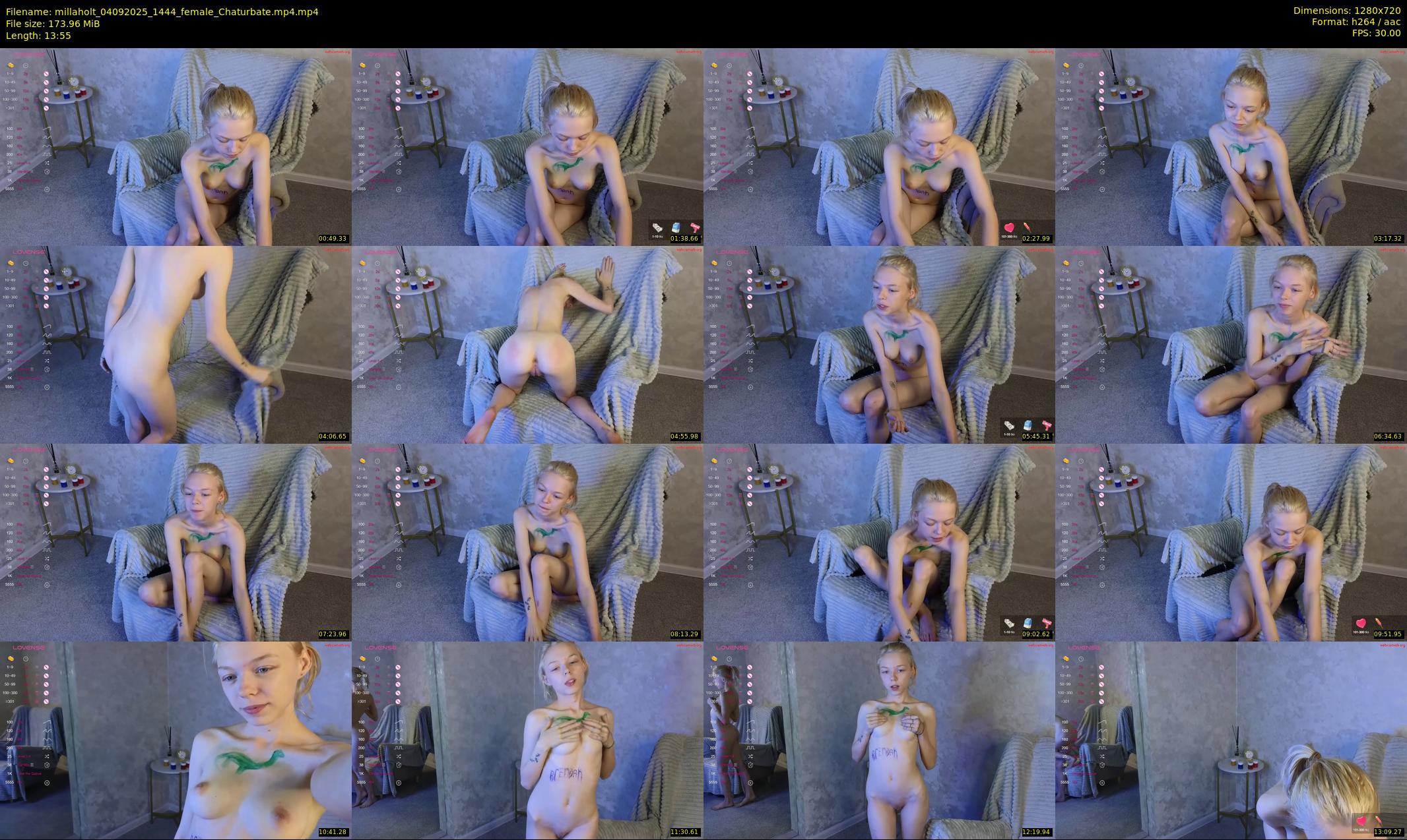 millaholt — 14 minute Chaturbate female cam show recording, 720p, Sep 4, 2025