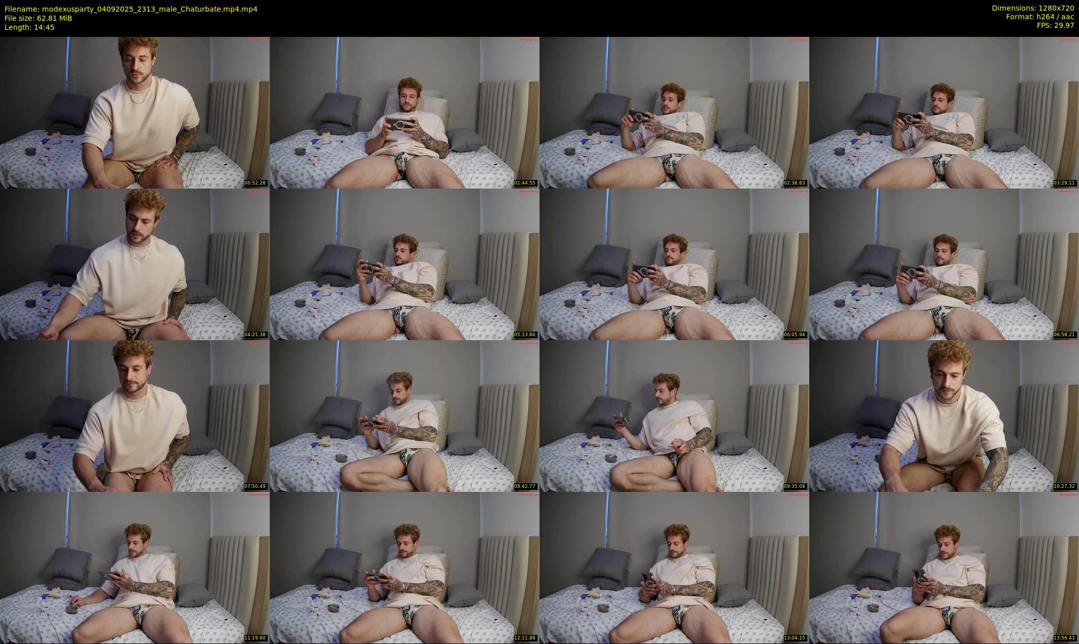 modexusparty — 15 minute Chaturbate male cam show recording, 720p, Sep 4, 2025