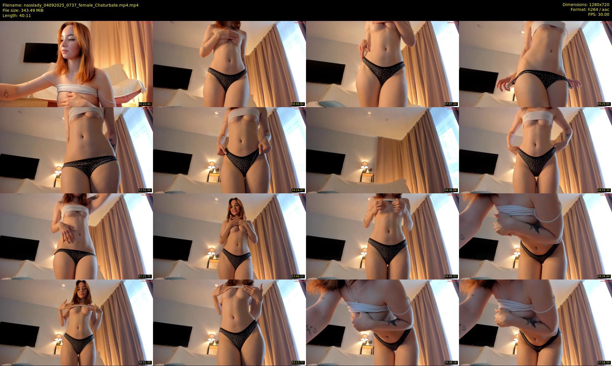 nasslady — 41 minute Chaturbate female cam show recording, 720p, Sep 4, 2025