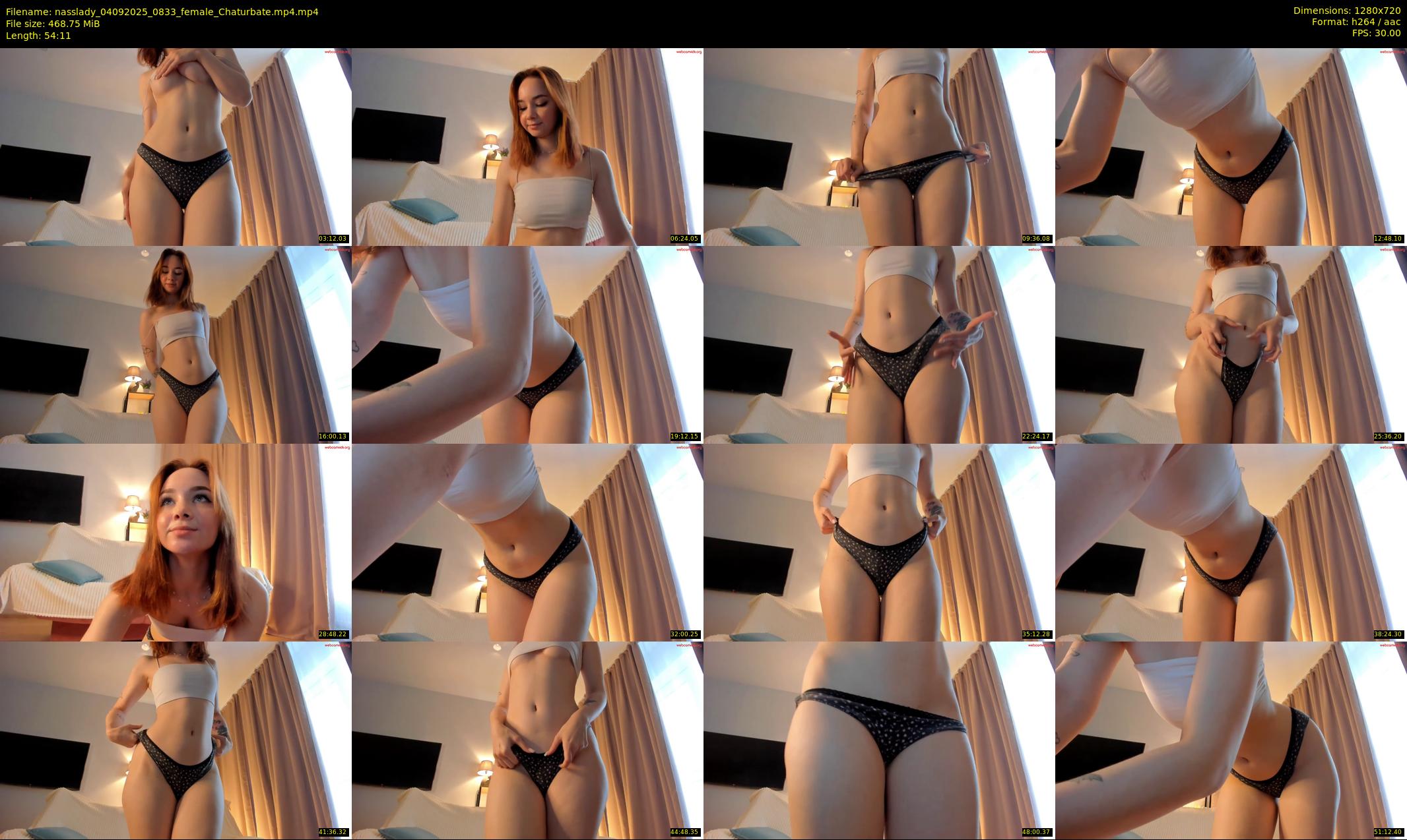 nasslady — 55 minute Chaturbate female cam show recording, 720p, Sep 4, 2025