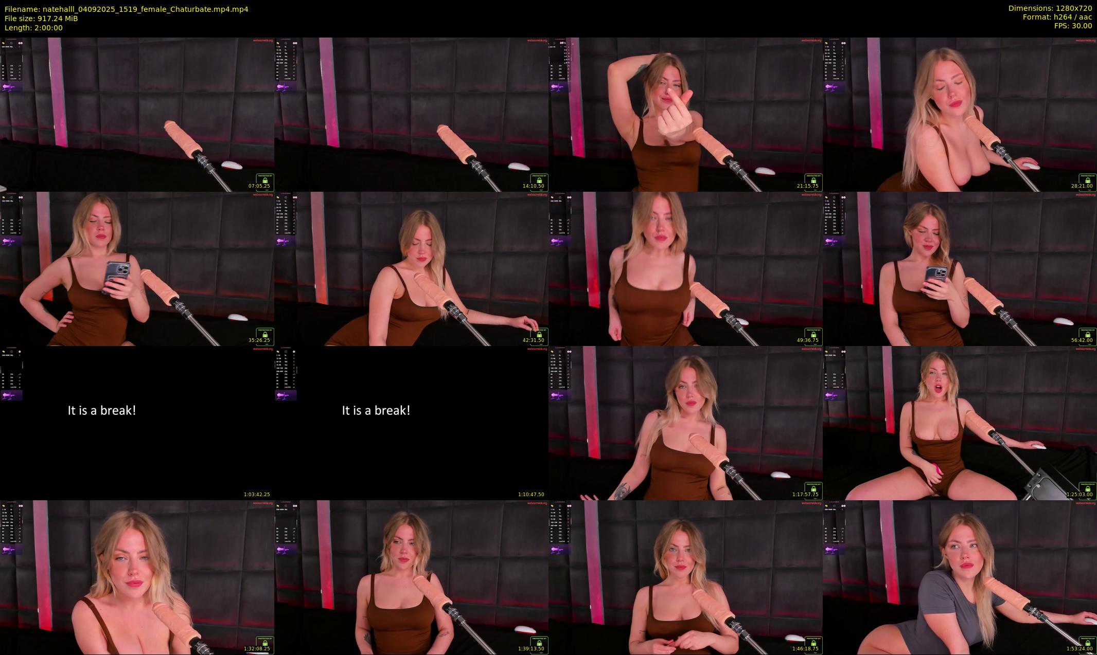 natehalll — 120 minute Chaturbate female cam show recording, 720p, Sep 4, 2025