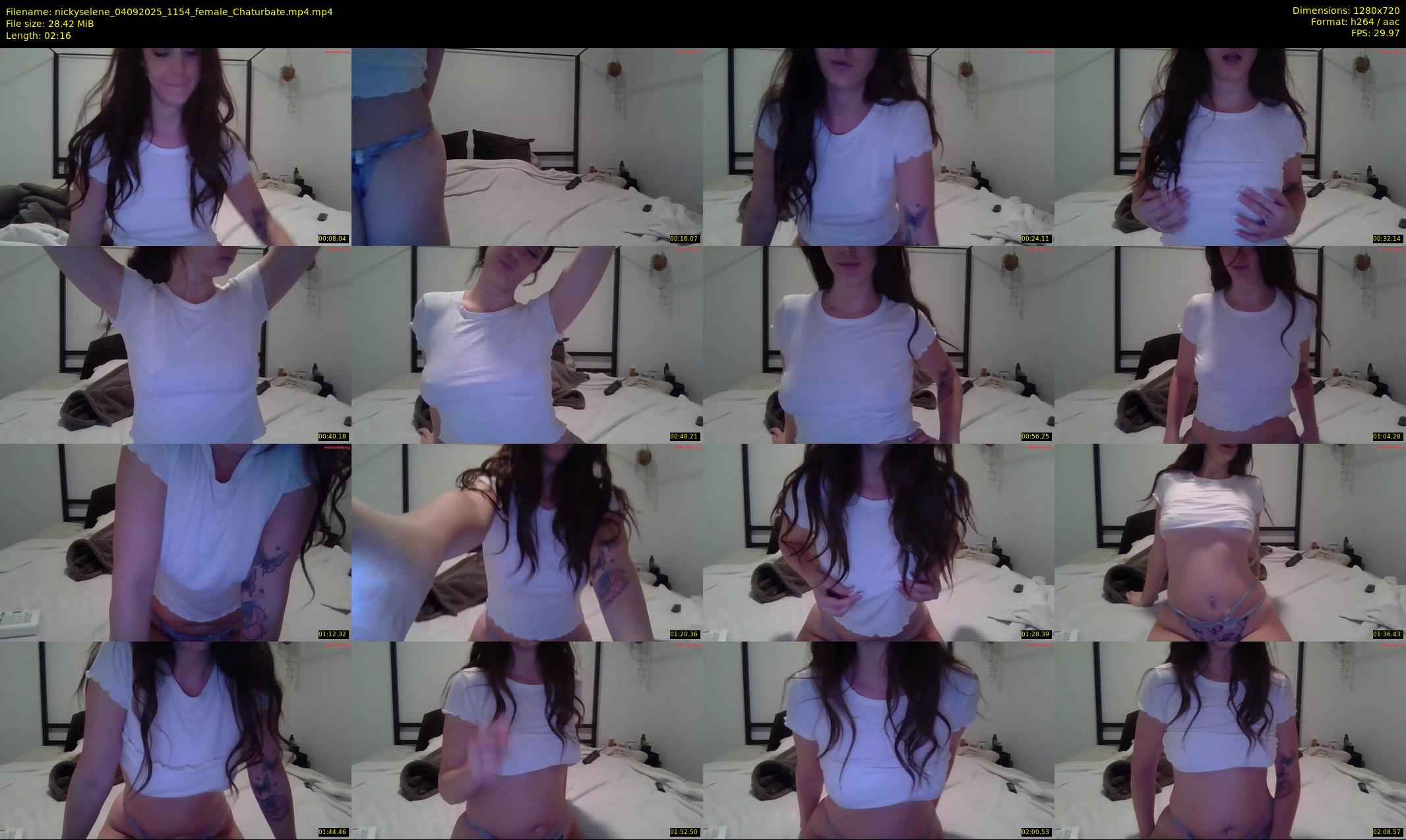 nickyselene — 3 minute Chaturbate female cam show recording, 720p, Sep 4, 2025