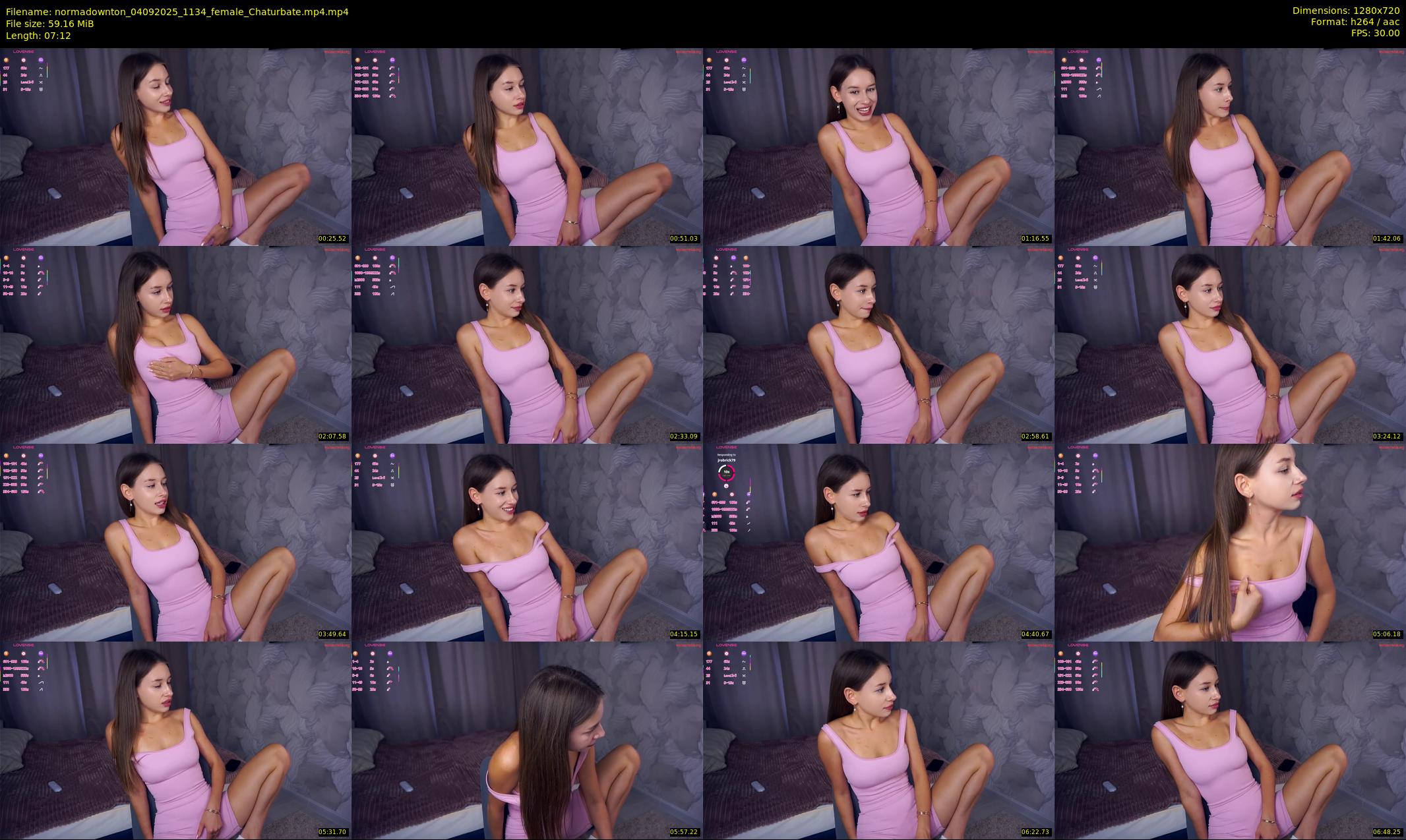 normadownton — 8 minute Chaturbate female cam show recording, 720p, Sep 4, 2025