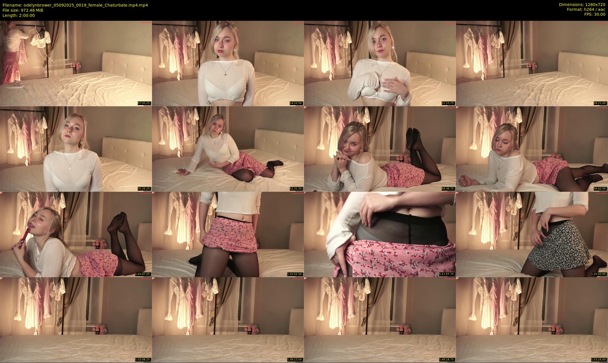 odelynbrower — 120 minute Chaturbate female cam show recording, 720p, Sep 5, 2025