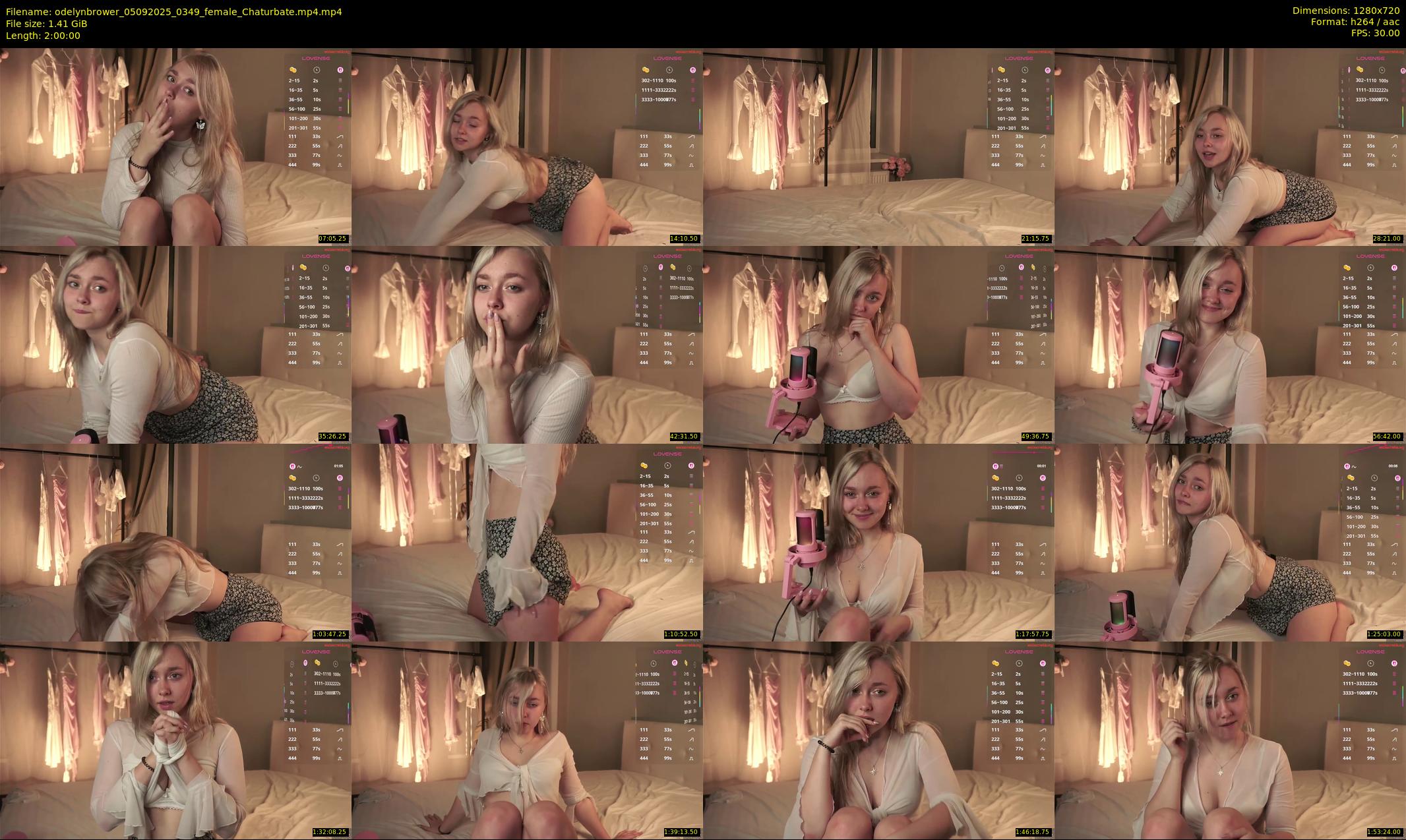 odelynbrower — 120 minute Chaturbate female cam show recording, 720p, Sep 5, 2025