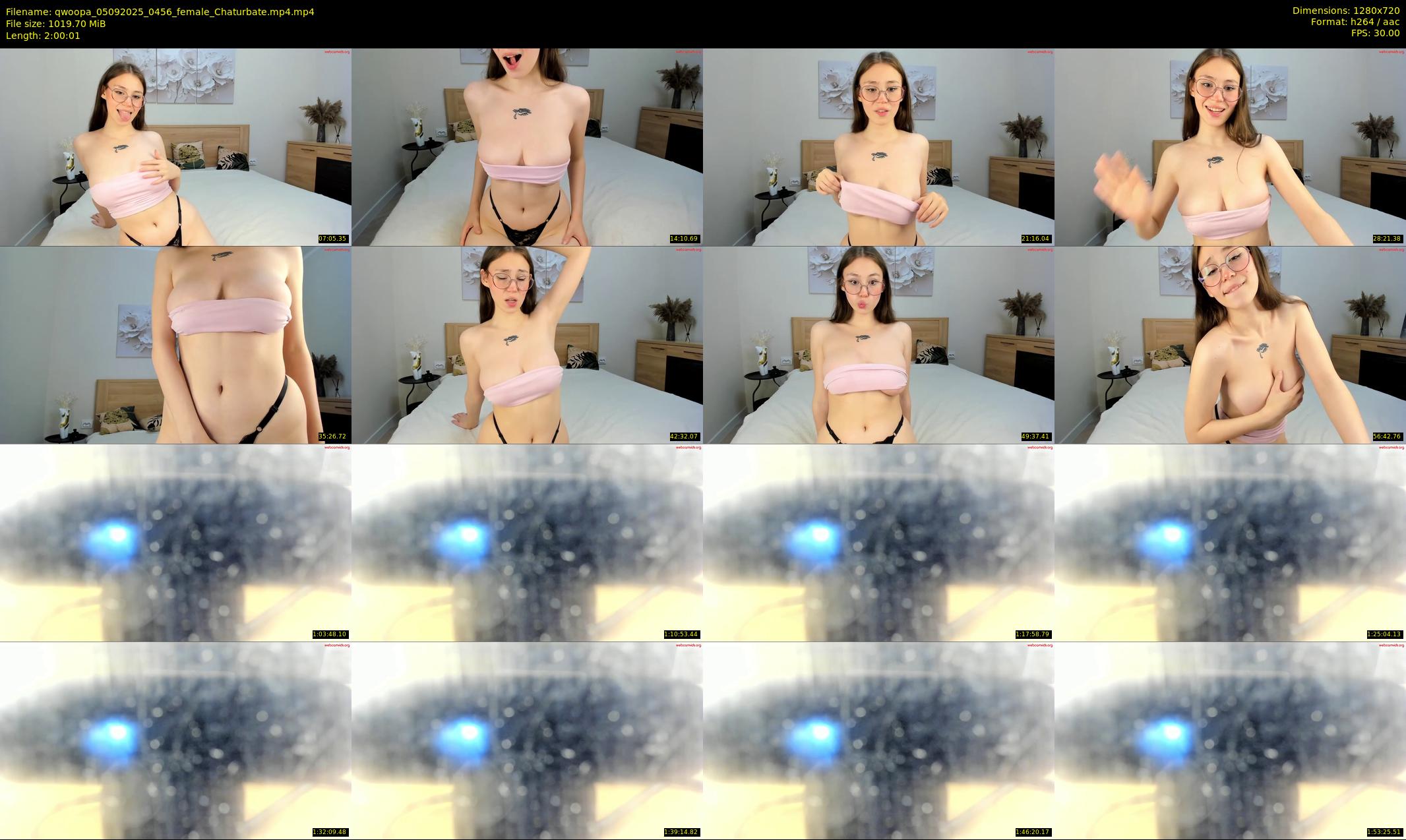 qwoopa — 121 minute Chaturbate female cam show recording, 720p, Sep 5, 2025