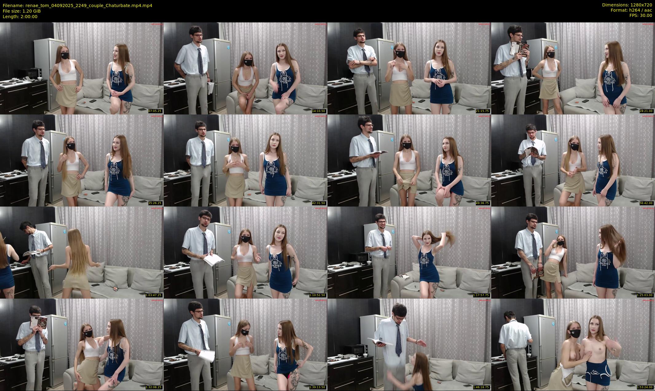 renae_tom — 120 minute Chaturbate couple cam show recording, 720p, Sep 4, 2025