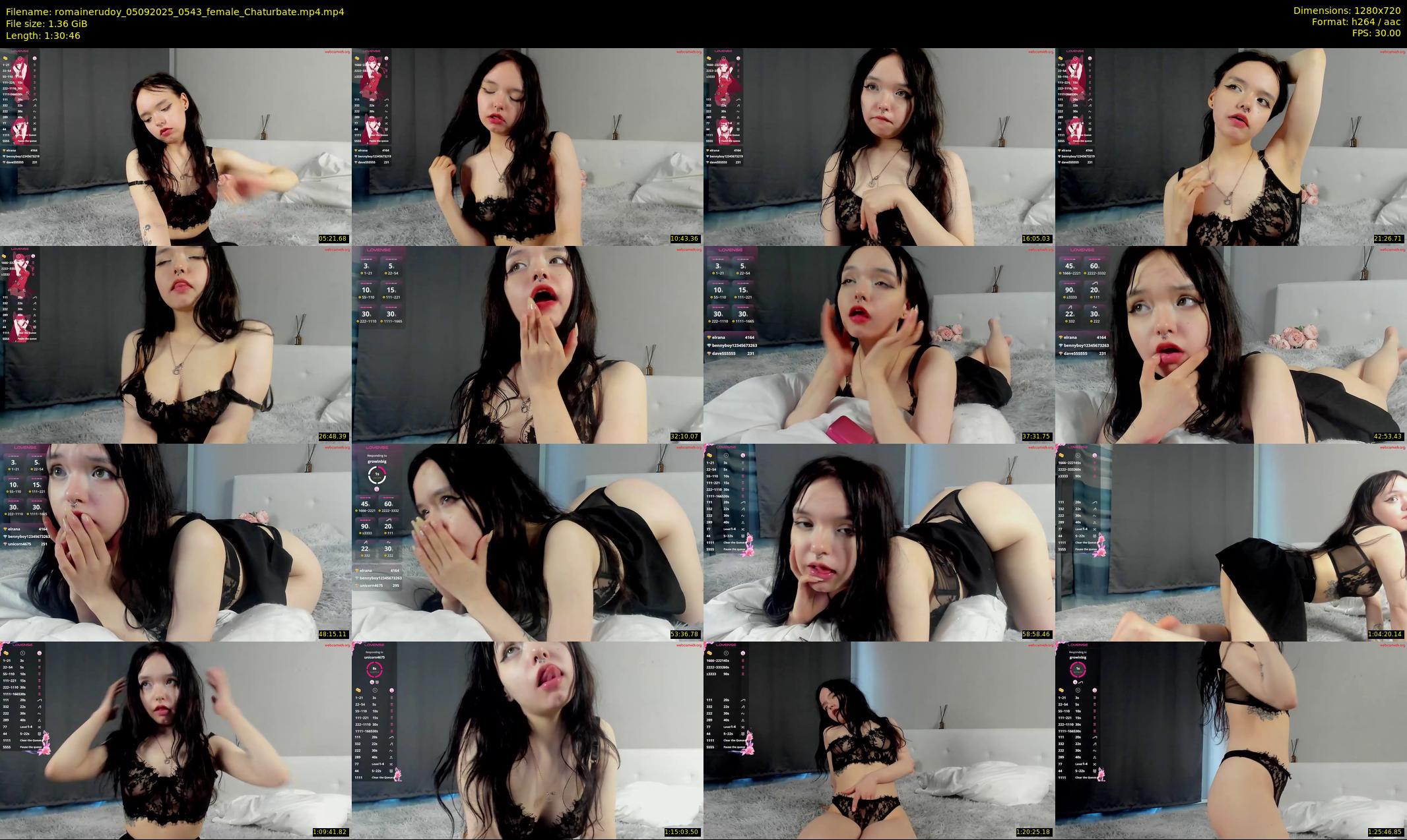 romainerudoy — 91 minute Chaturbate female cam show recording, 720p, Sep 5, 2025