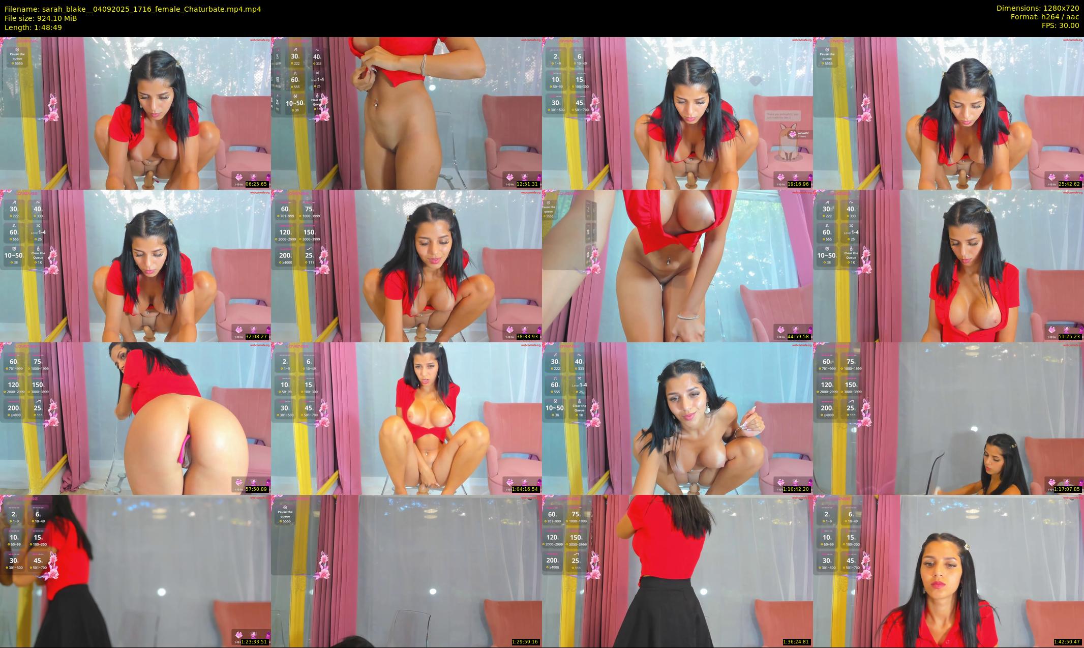 sarah_blake_ — 109 minute Chaturbate female cam show recording, 720p, Sep 4, 2025