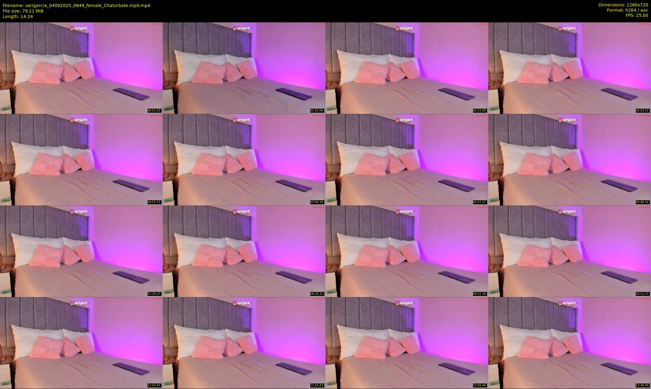 sarigarcia — 15 minute Chaturbate female cam show recording, 720p, Sep 4, 2025