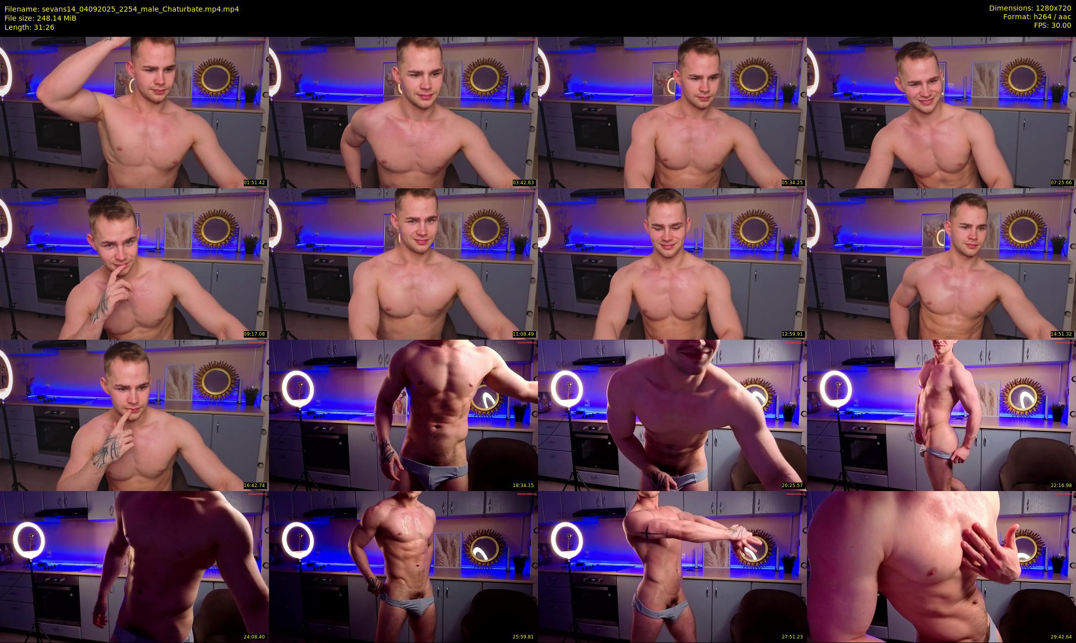 sevans14 — 32 minute Chaturbate male cam show recording, 720p, Sep 4, 2025