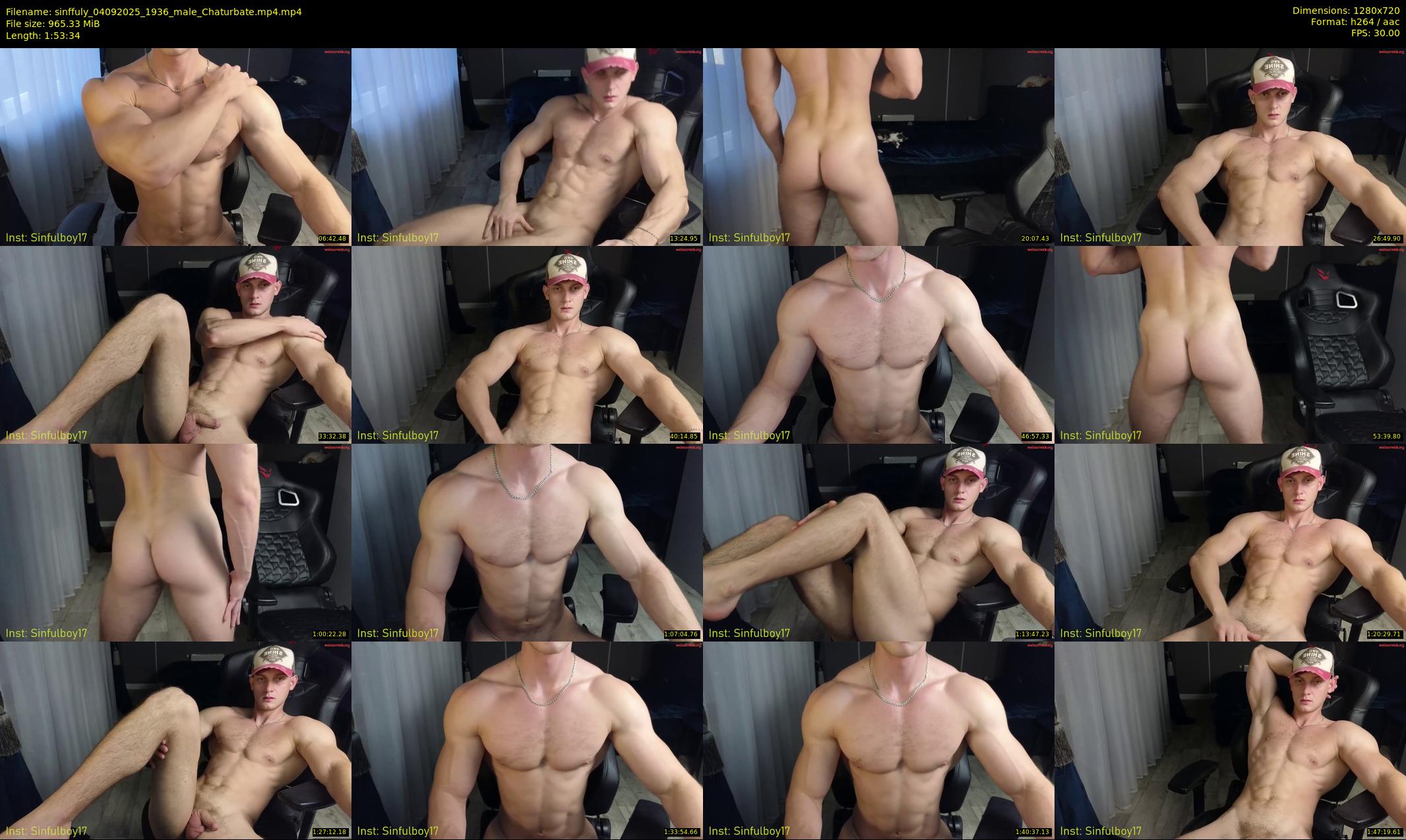 sinffuly — 114 minute Chaturbate male cam show recording, 720p, Sep 4, 2025