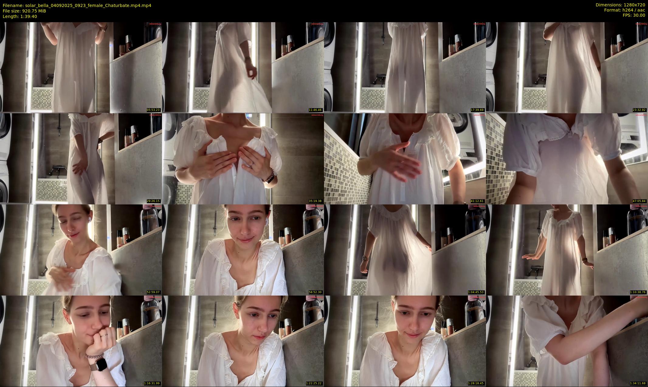 solar_bella — 100 minute Chaturbate female cam show recording, 720p, Sep 4, 2025