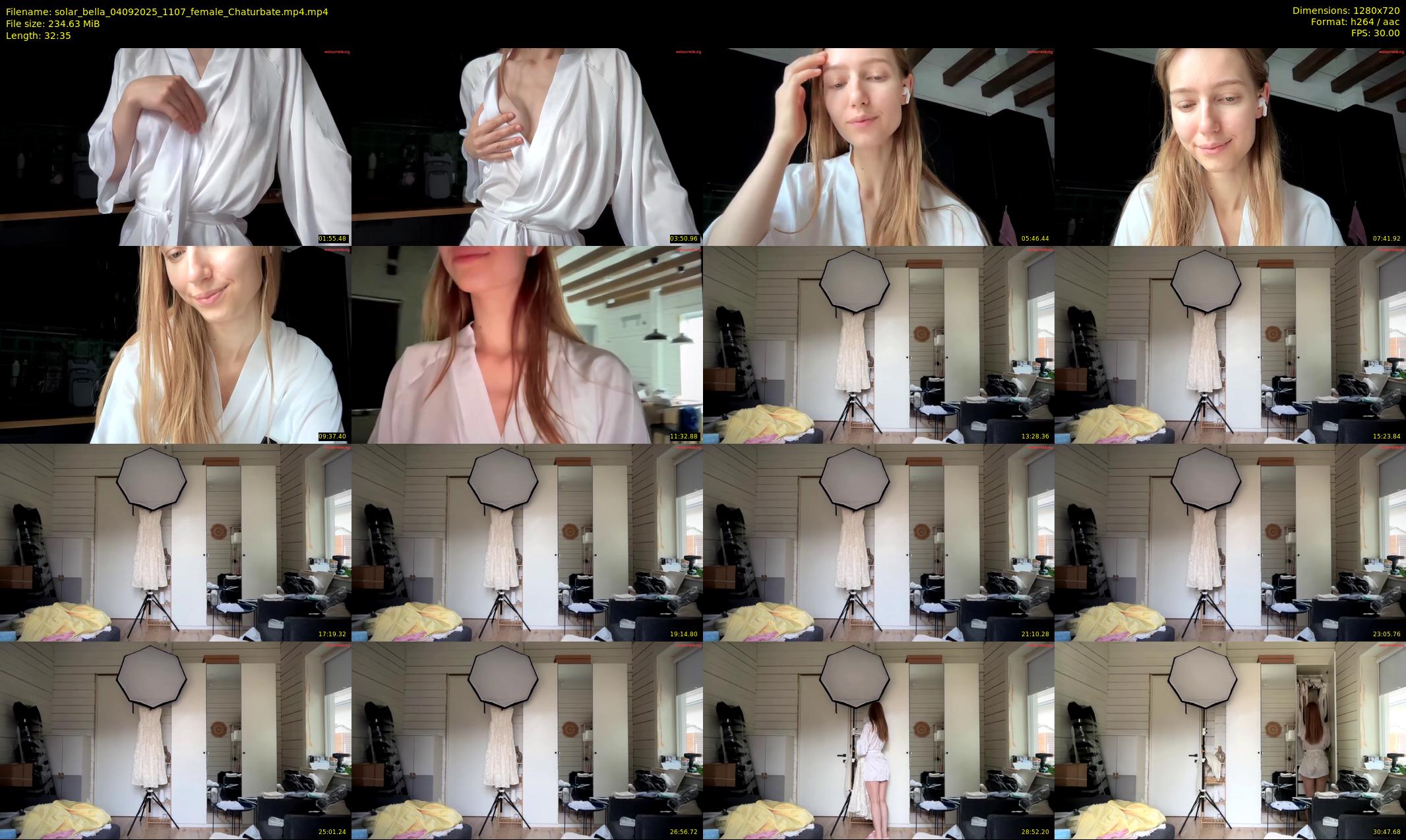 solar_bella — 33 minute Chaturbate female cam show recording, 720p, Sep 4, 2025