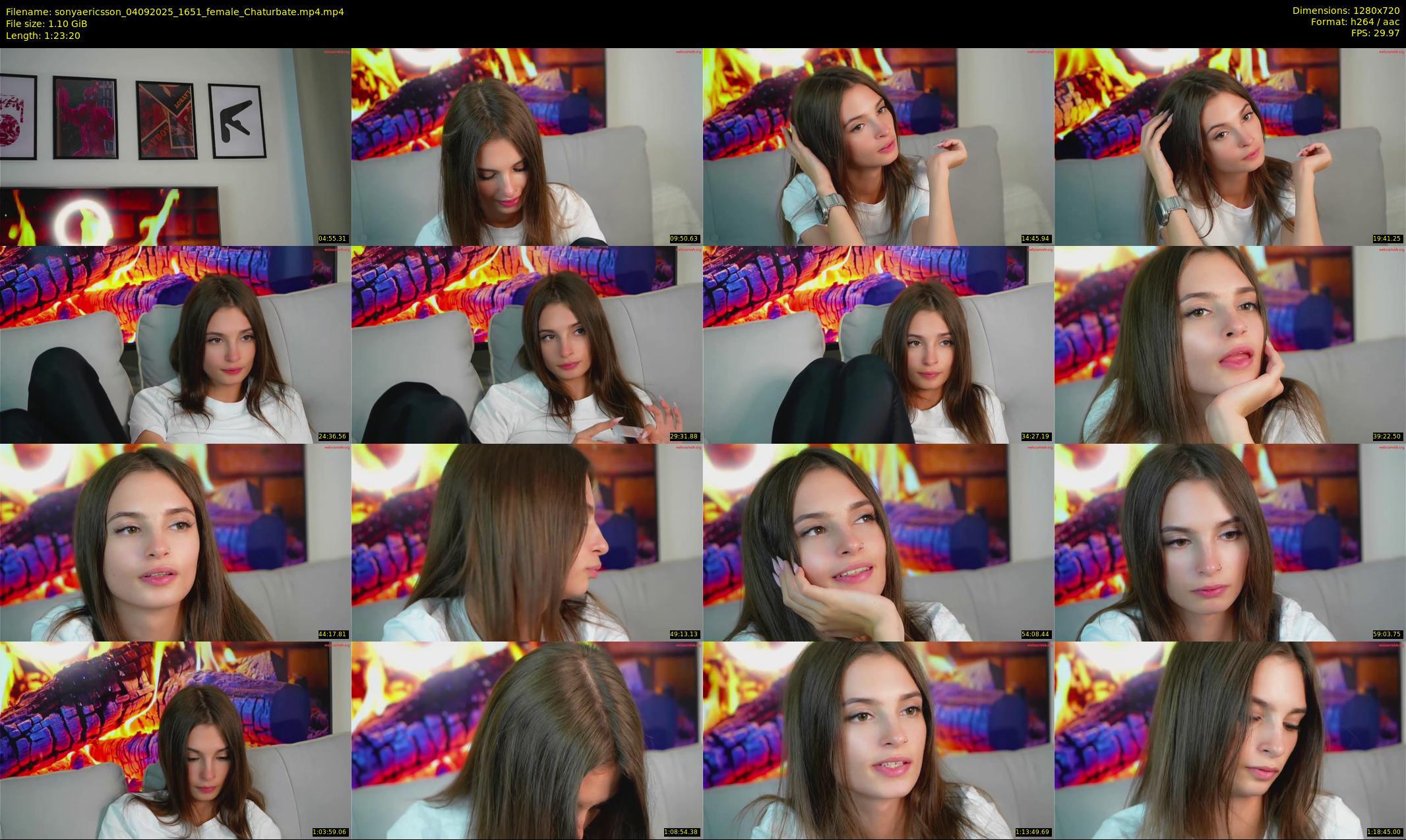 sonyaericsson — 84 minute Chaturbate female cam show recording, 720p, Sep 4, 2025