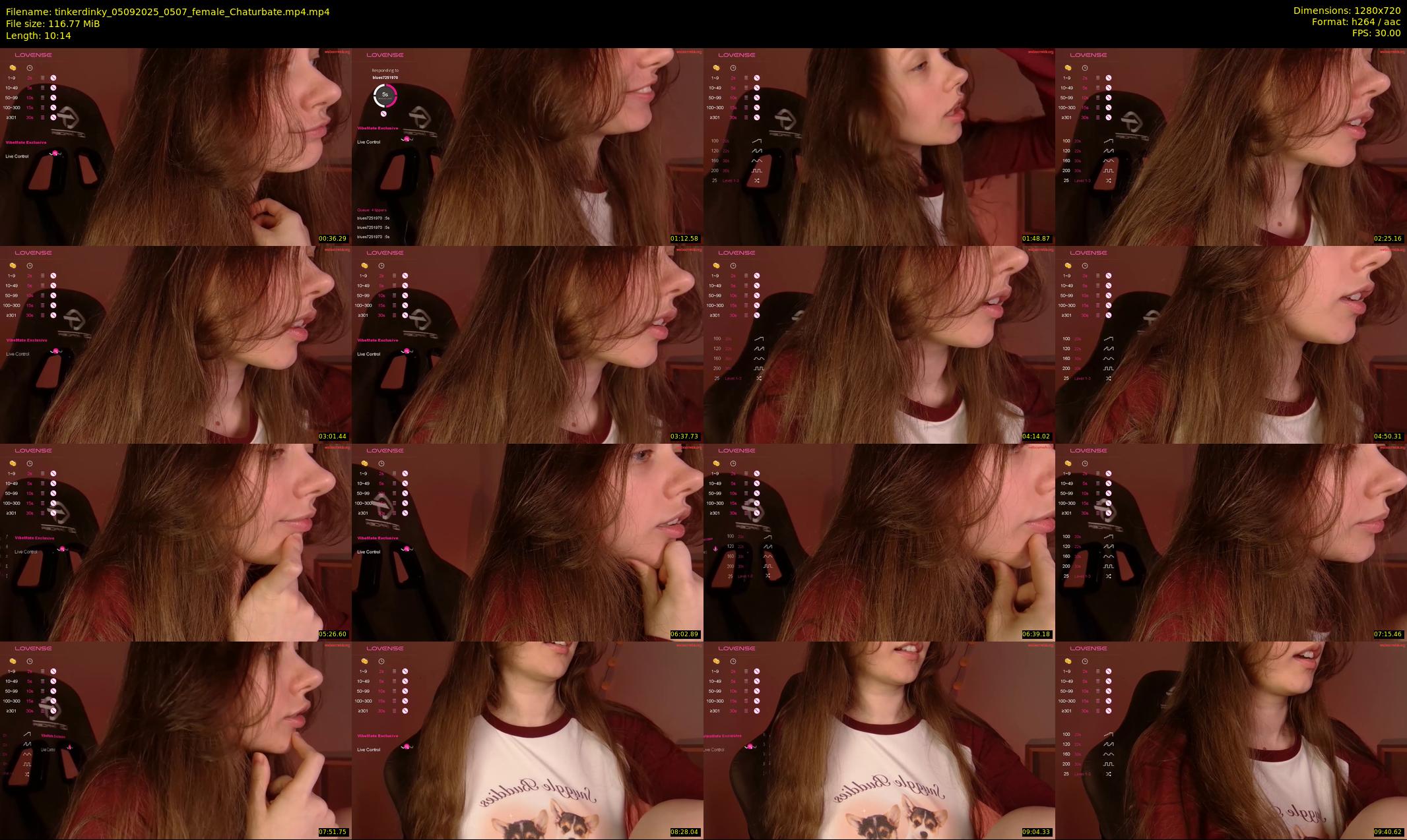tinkerdinky — 11 minute Chaturbate female cam show recording, 720p, Sep 5, 2025