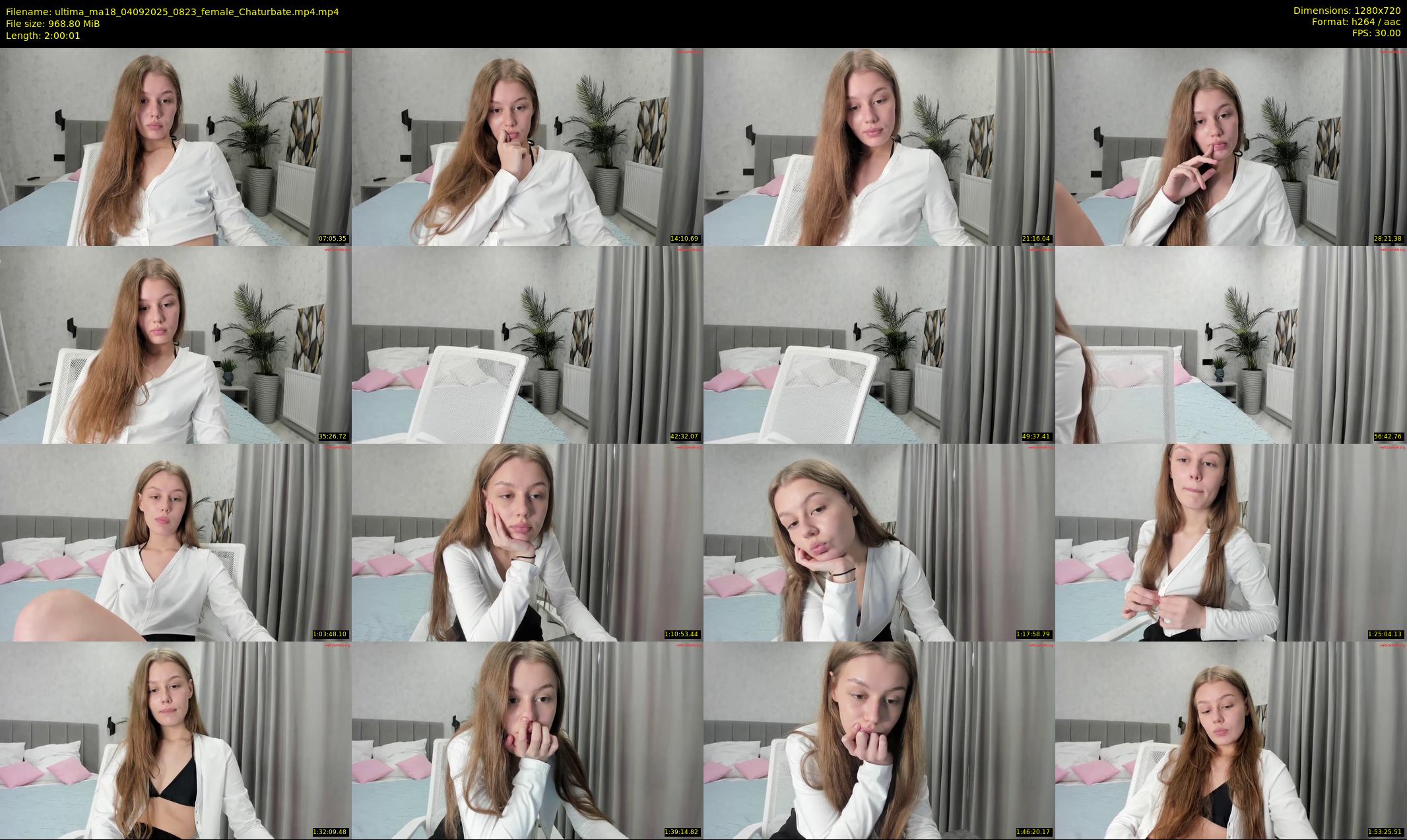 ultima_ma18 — 121 minute Chaturbate female cam show recording, 720p, Sep 4, 2025