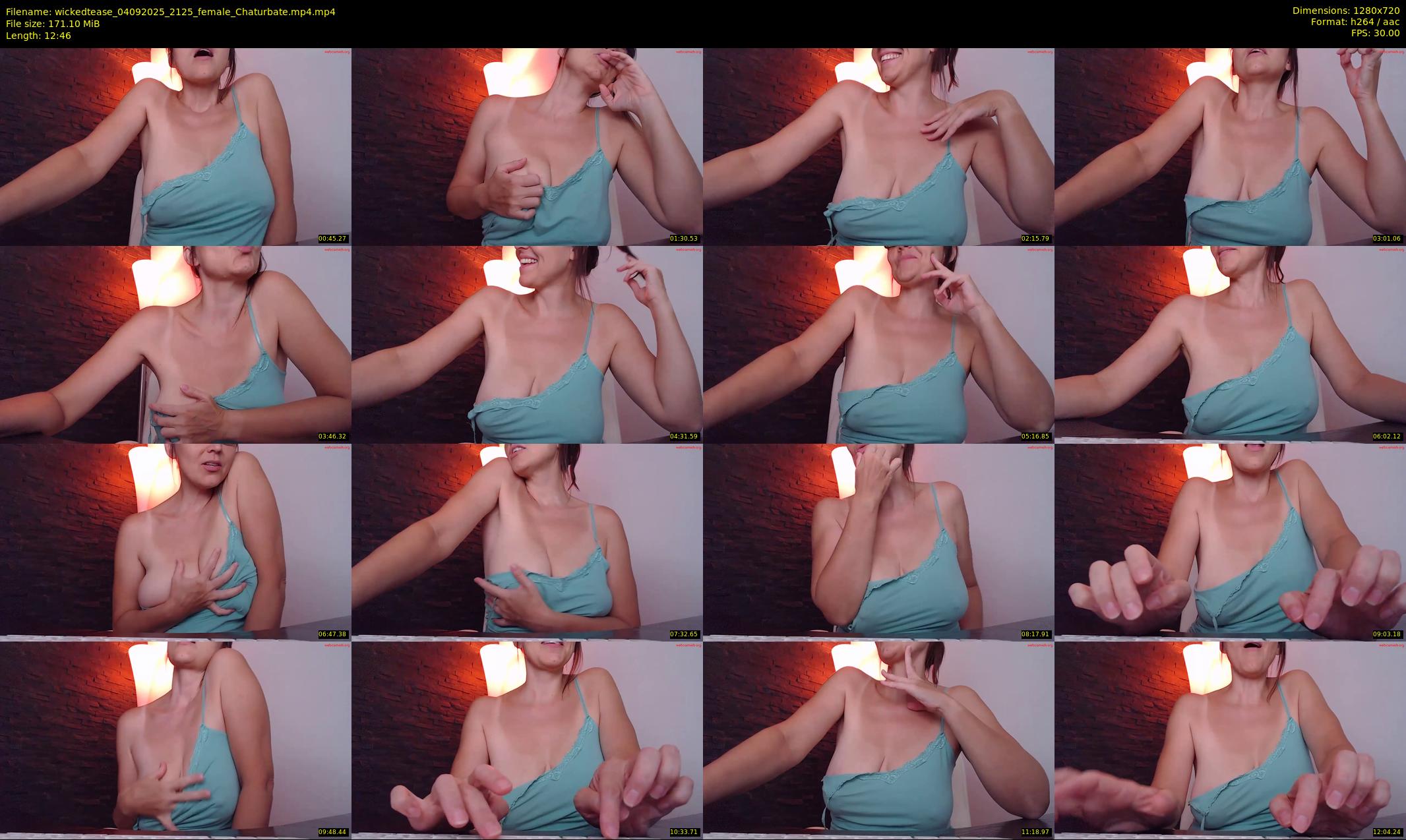 wickedtease — 13 minute Chaturbate female cam show recording, 720p, Sep 4, 2025