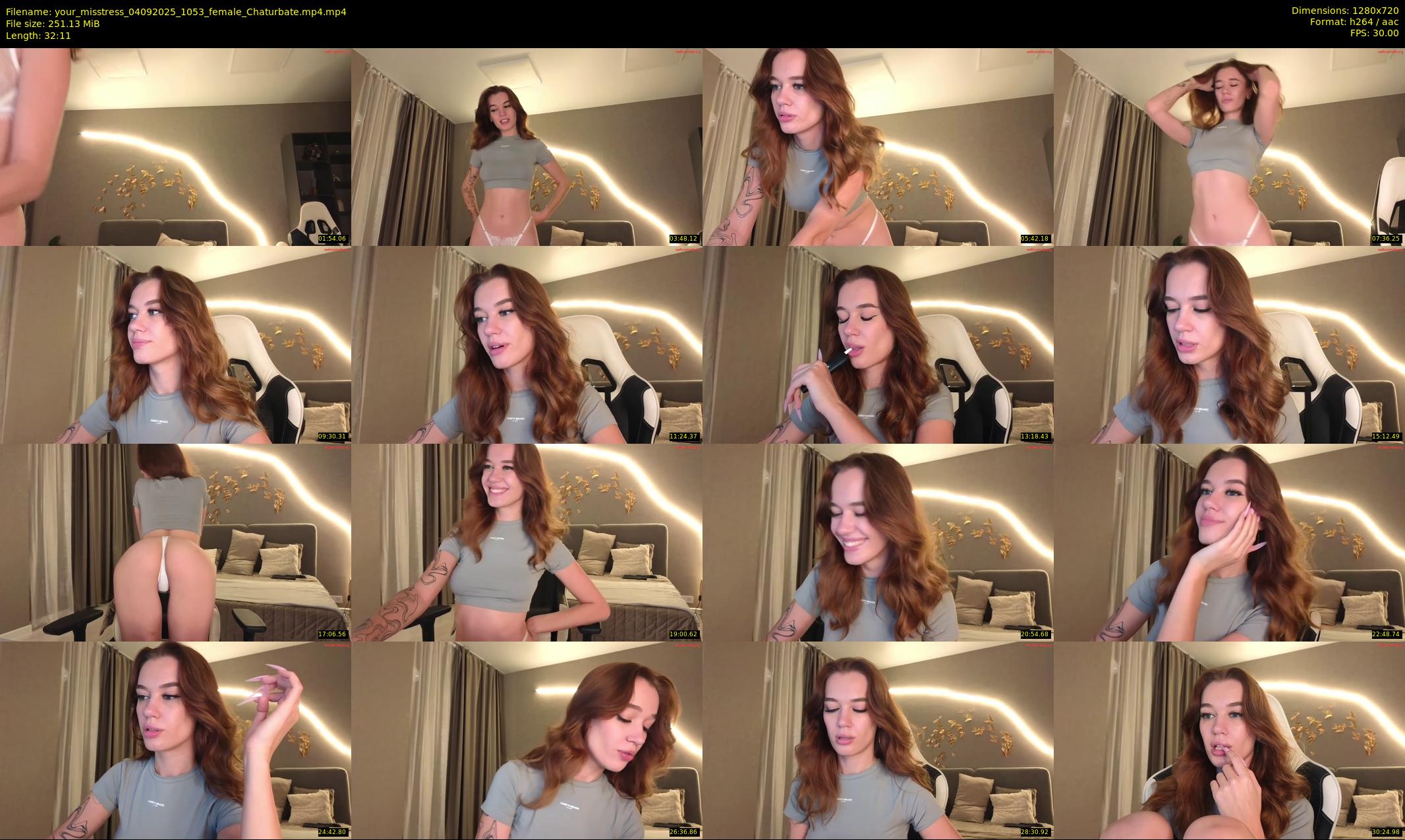 your_misstress — 33 minute Chaturbate female cam show recording, 720p, Sep 4, 2025