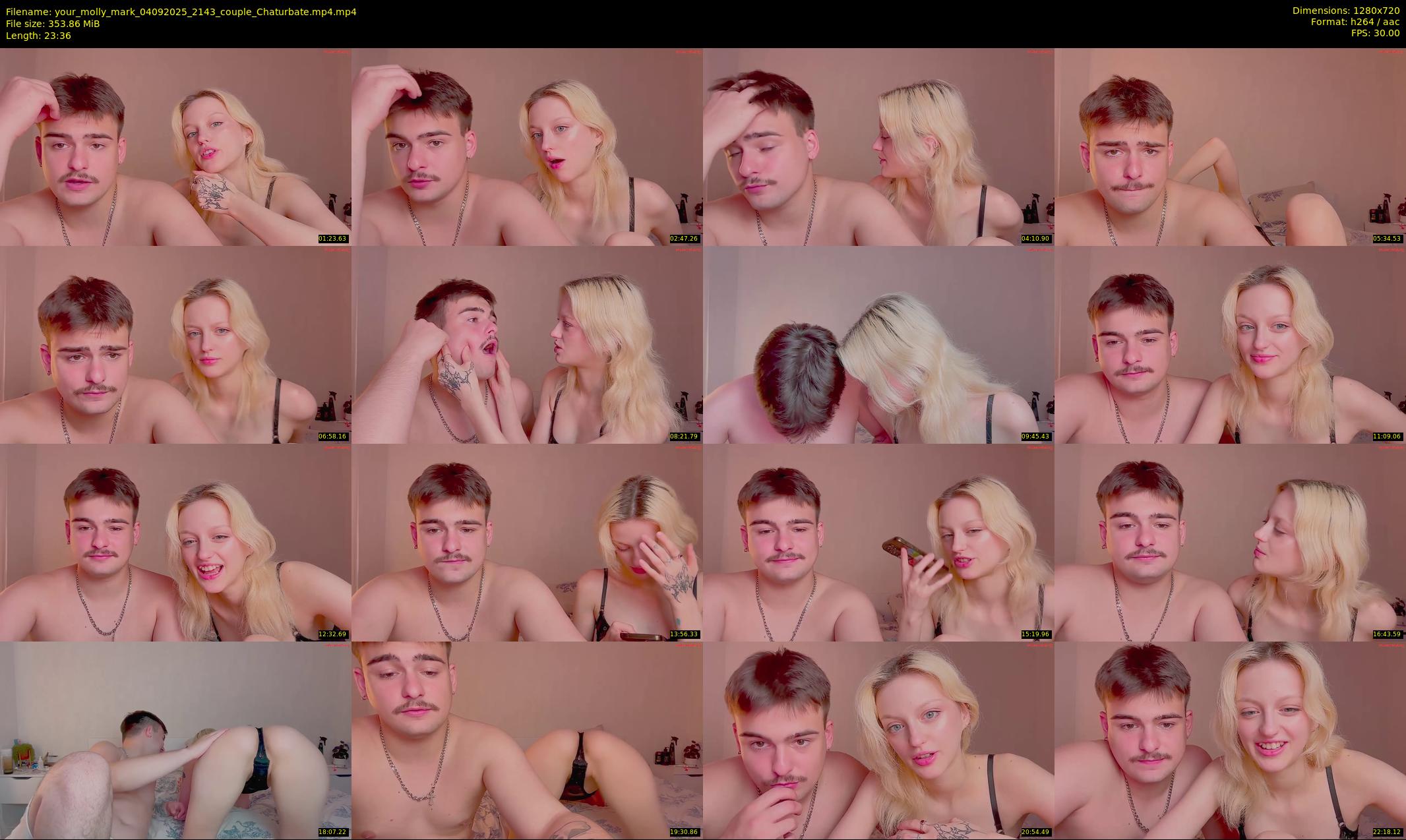 your_molly_mark — 24 minute Chaturbate couple cam show recording, 720p, Sep 4, 2025