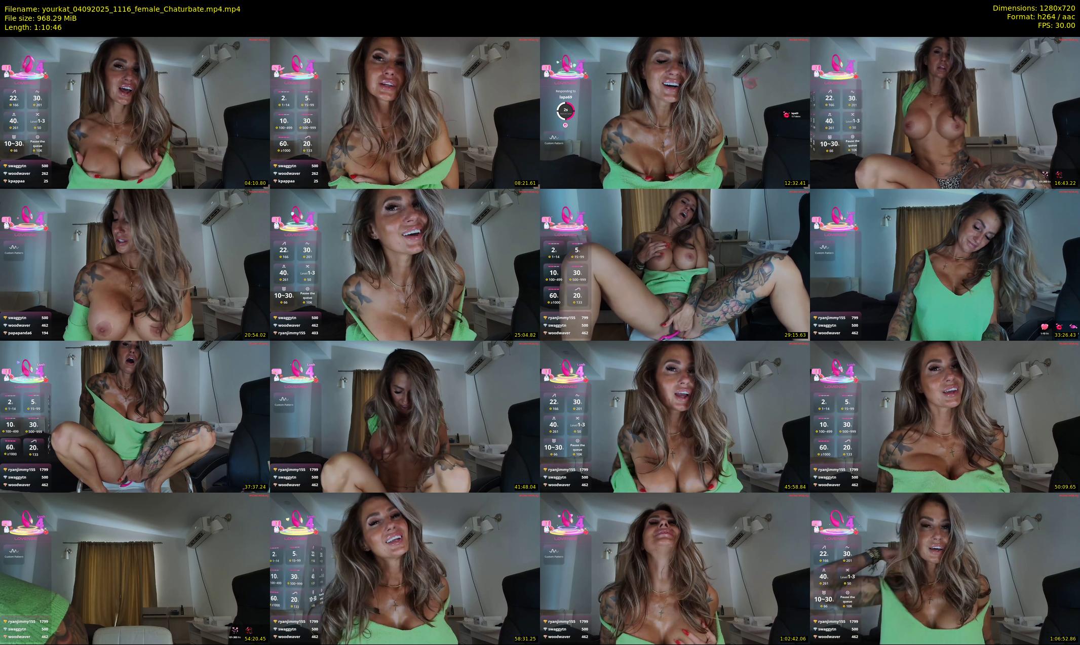 yourkat — 71 minute Chaturbate female cam show recording, 720p, Sep 4, 2025