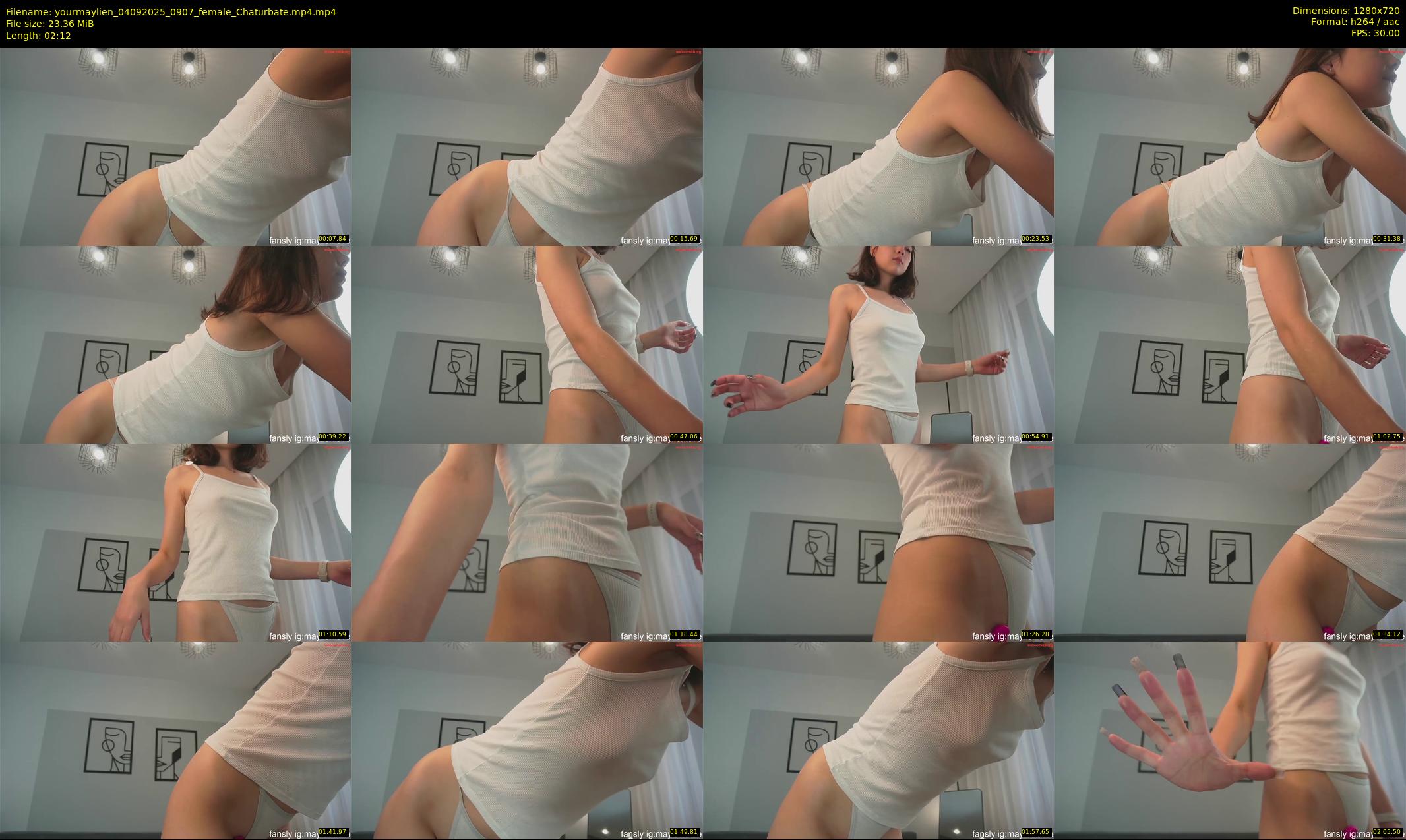yourmaylien — 3 minute Chaturbate female cam show recording, 720p, Sep 4, 2025