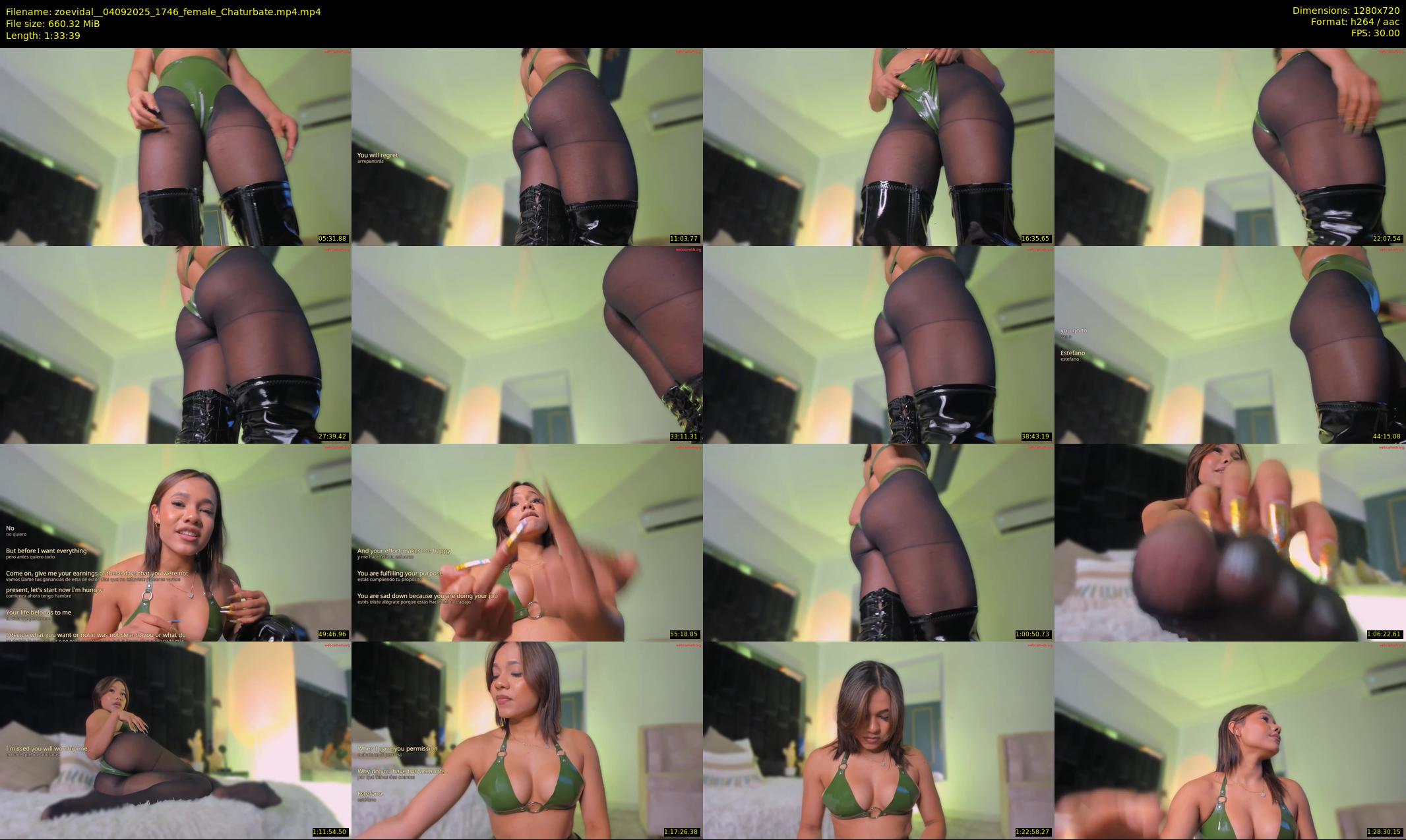 zoevidal_ — 94 minute Chaturbate female cam show recording, 720p, Sep 4, 2025